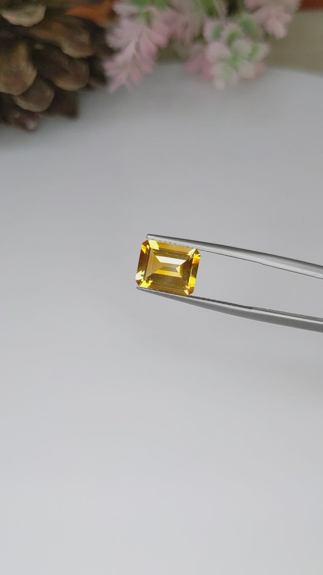2.73 Ct. Citrine from Brazil Size Video