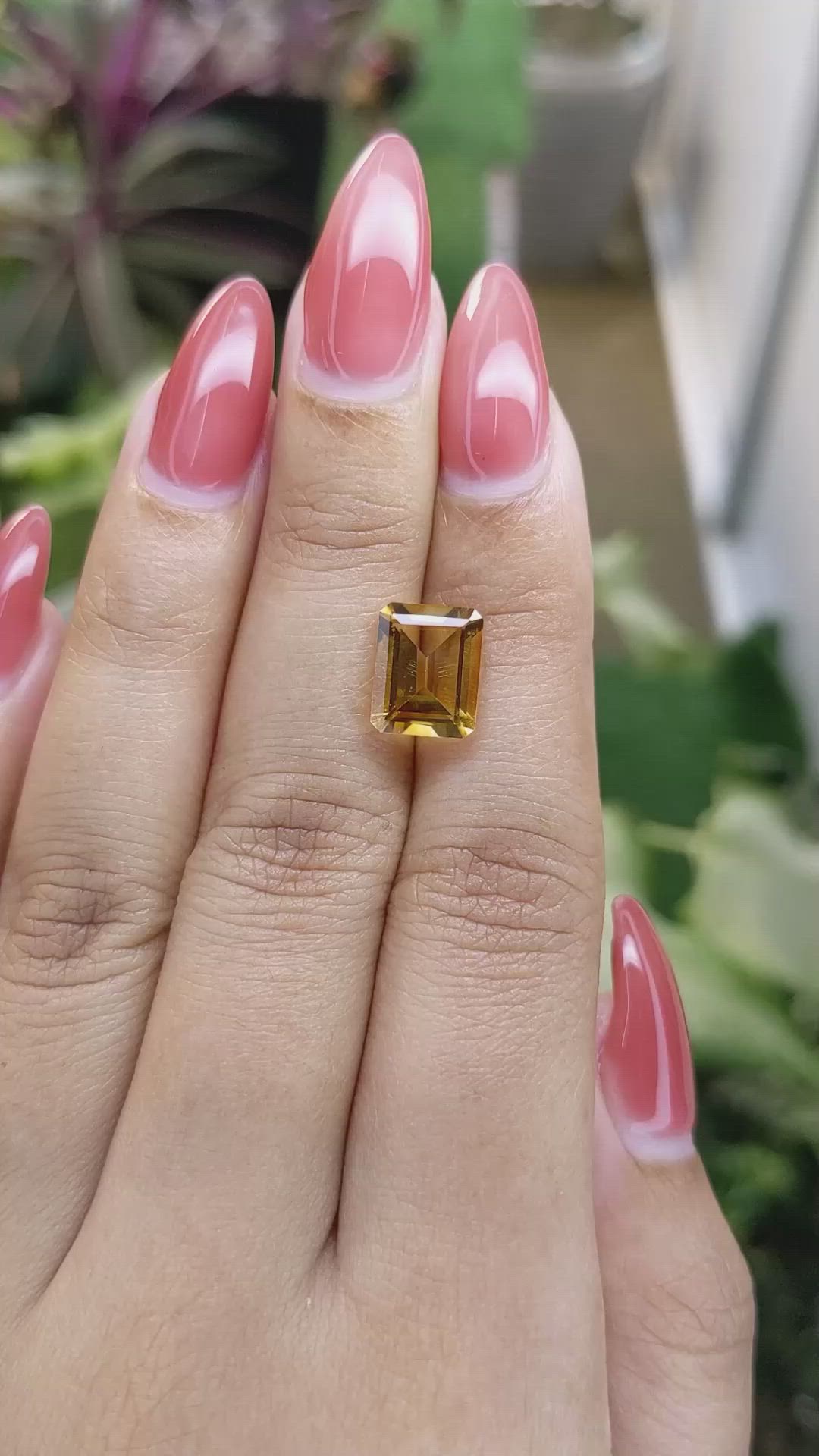 2.73 Ct. Citrine from Brazil Size Video