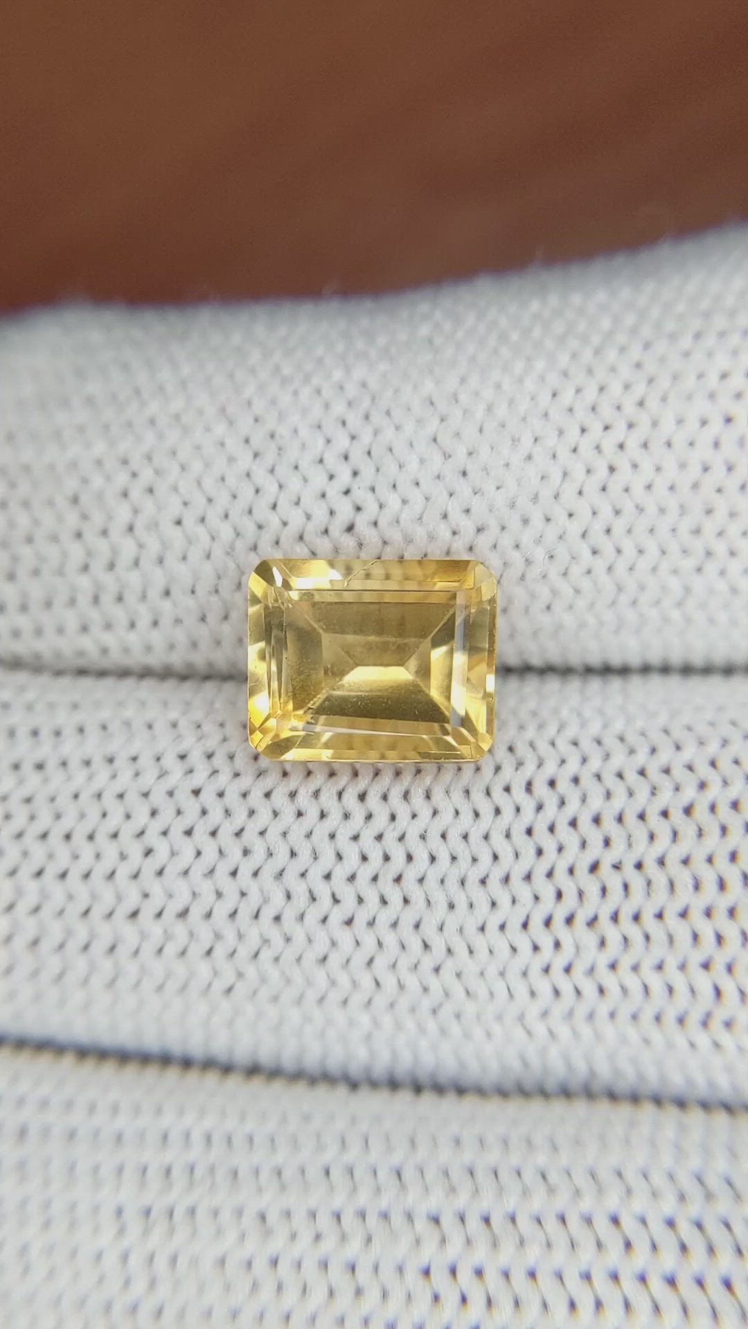 3.20 Ct. Citrine from Brazil Size Video