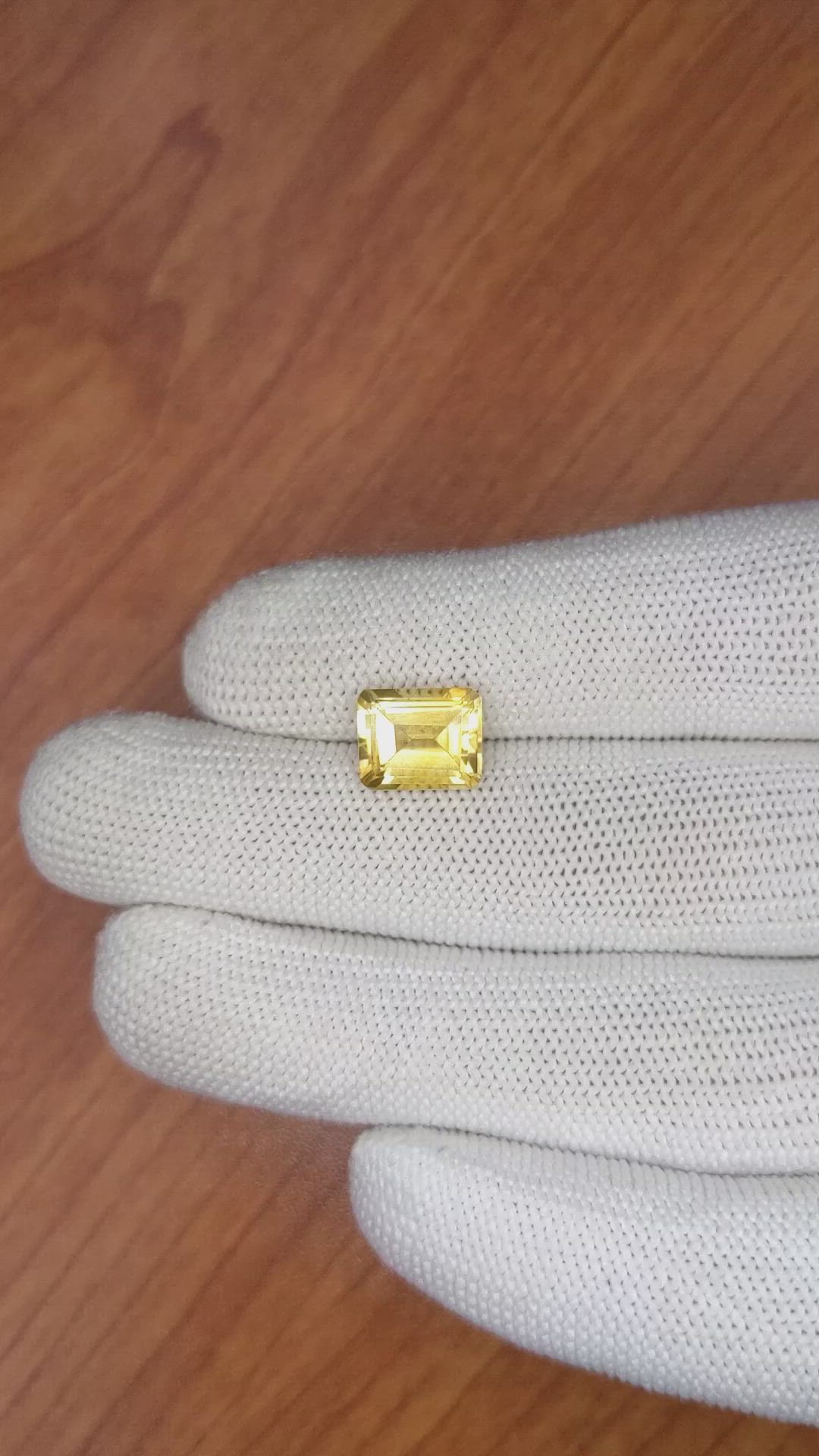 3.20 Ct. Citrine from Brazil Size Video