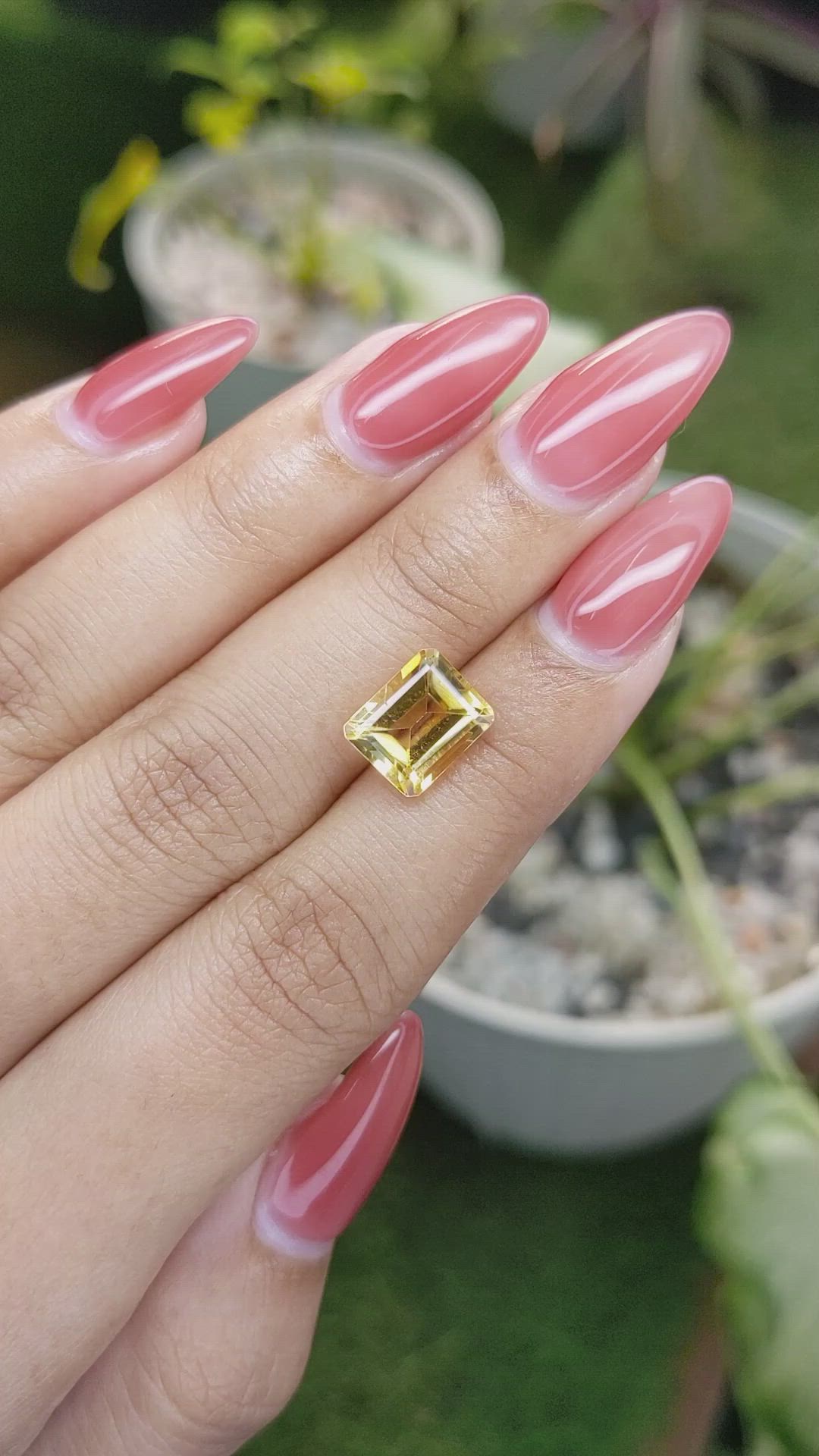 3.20 Ct. Citrine from Brazil Size Video