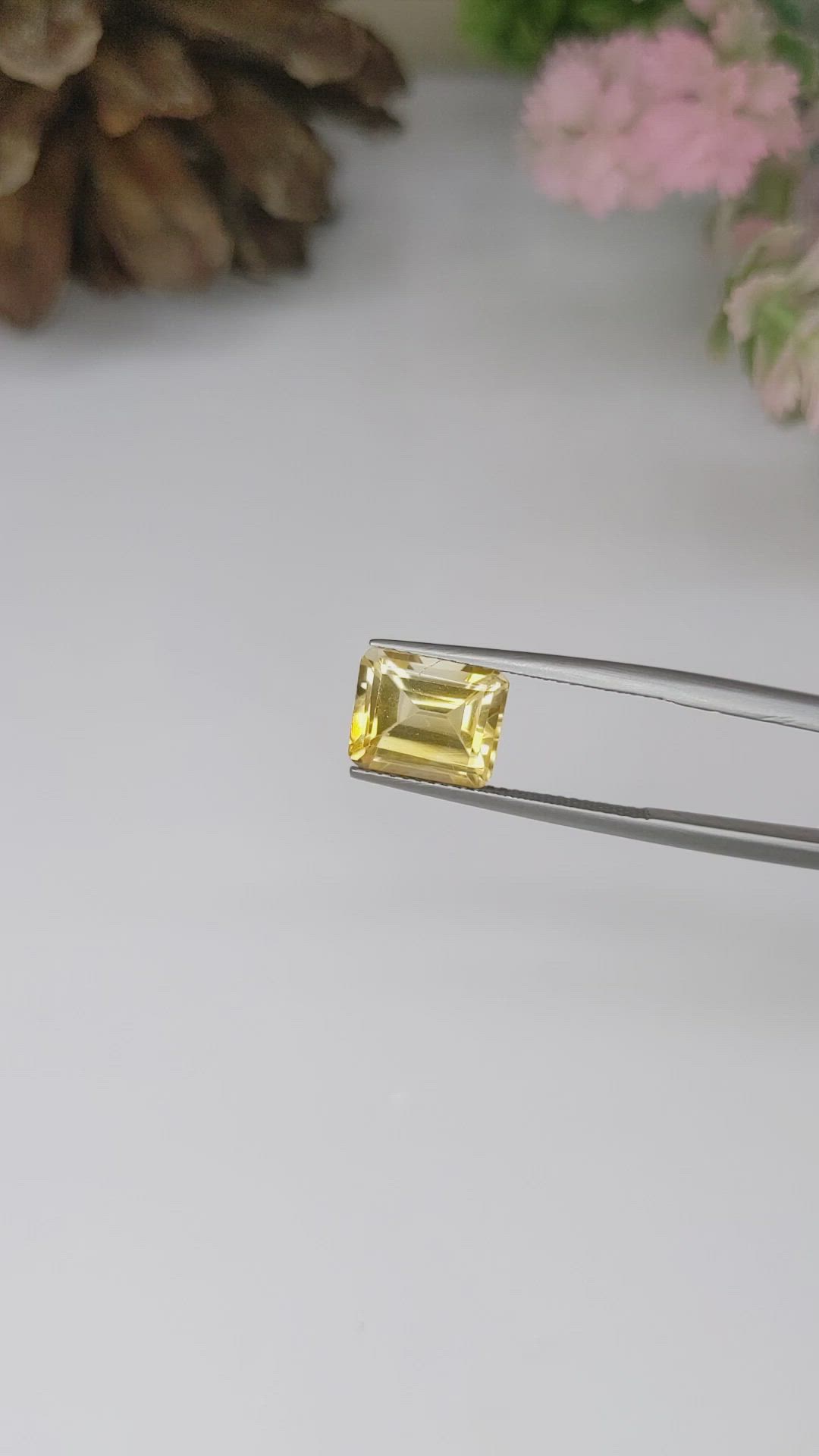 3.20 Ct. Citrine from Brazil Size Video