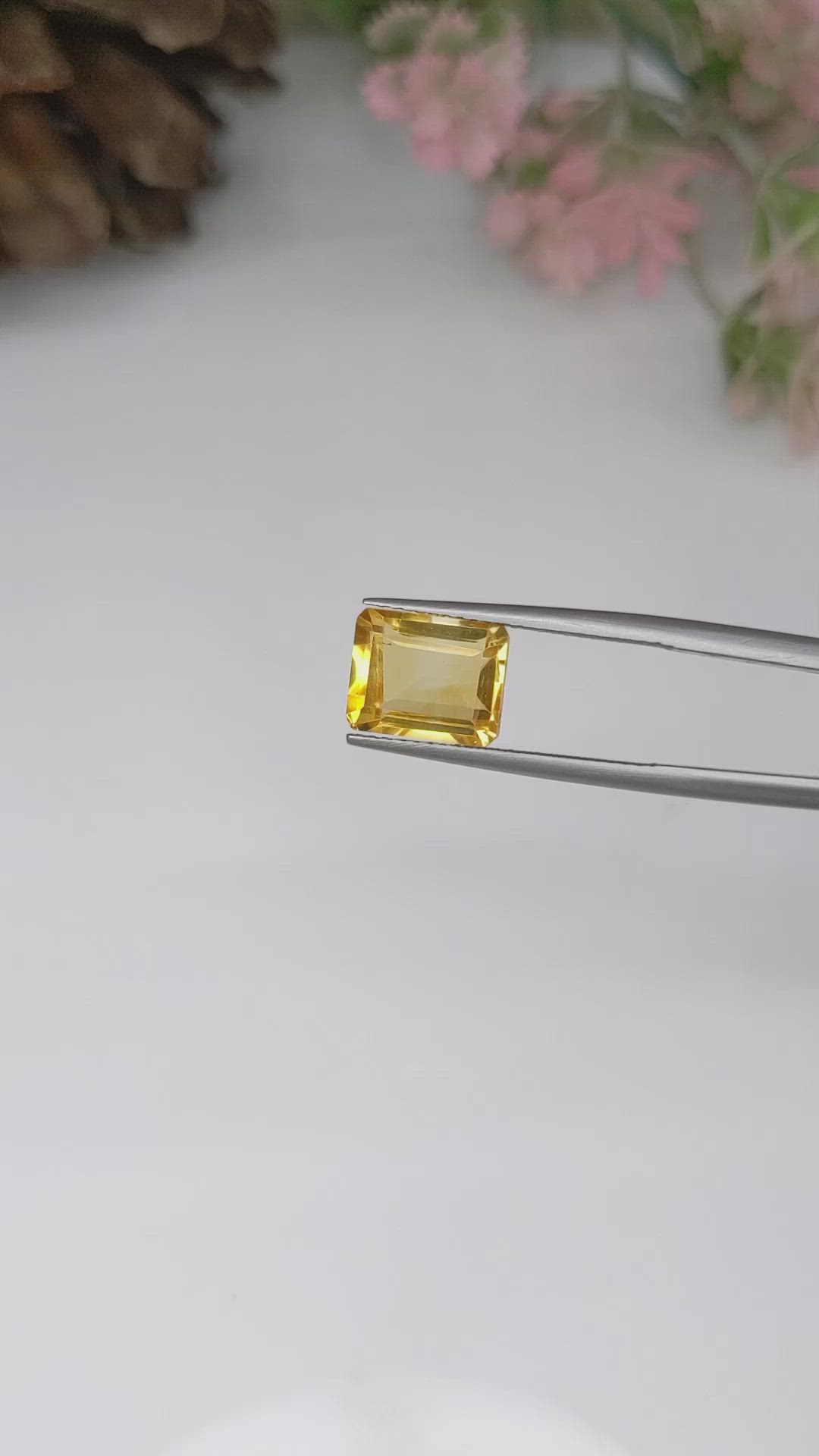 3.09 Ct. Citrine from Brazil Size Video