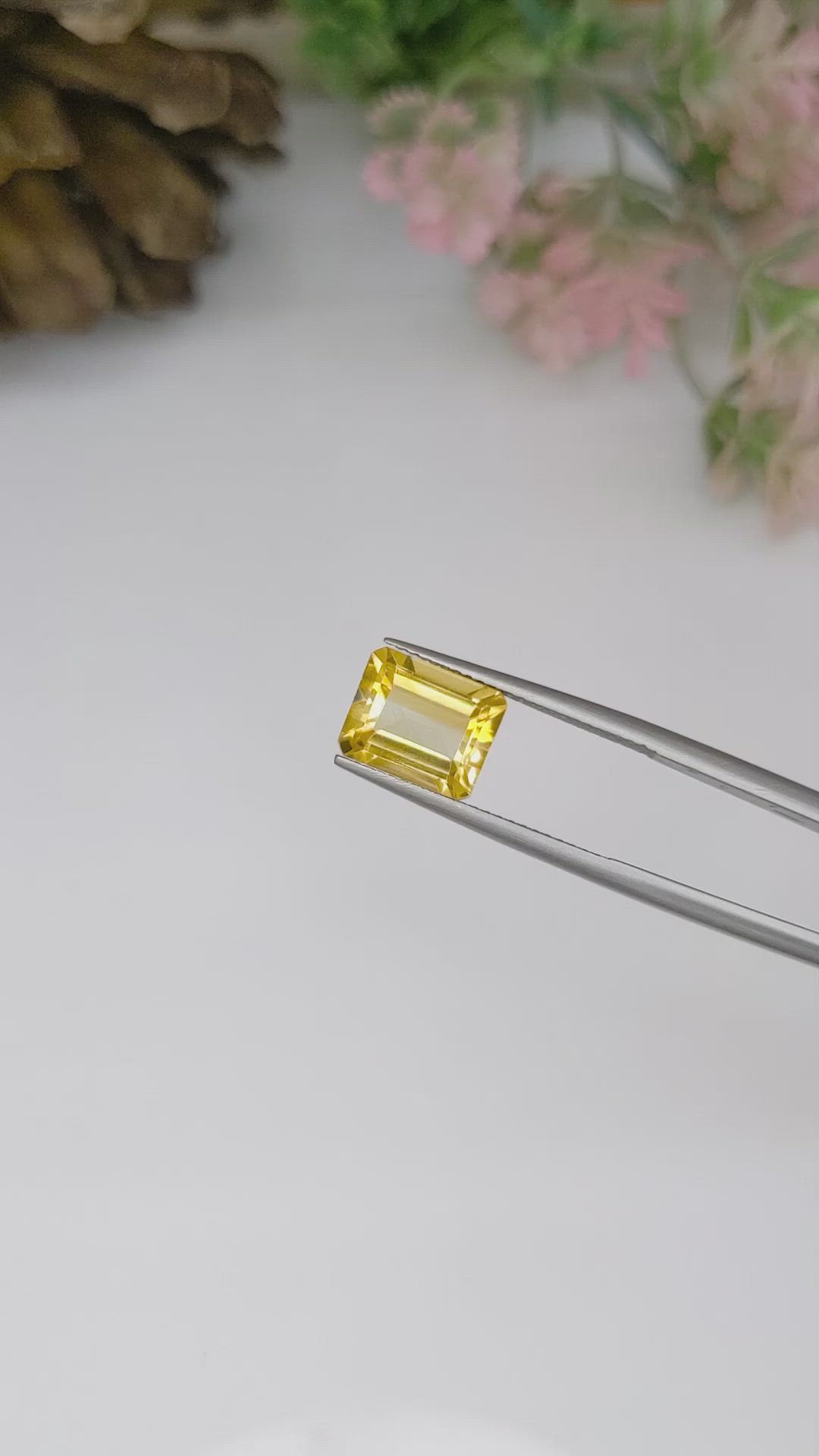 2.94 Ct. Citrine from Brazil Size Video