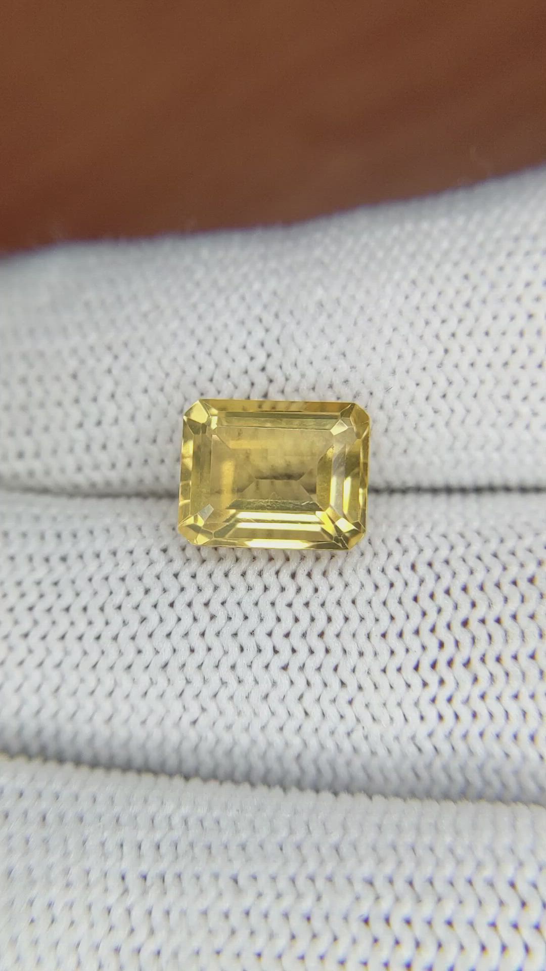 3.36 Ct. Citrine from Brazil Size Video