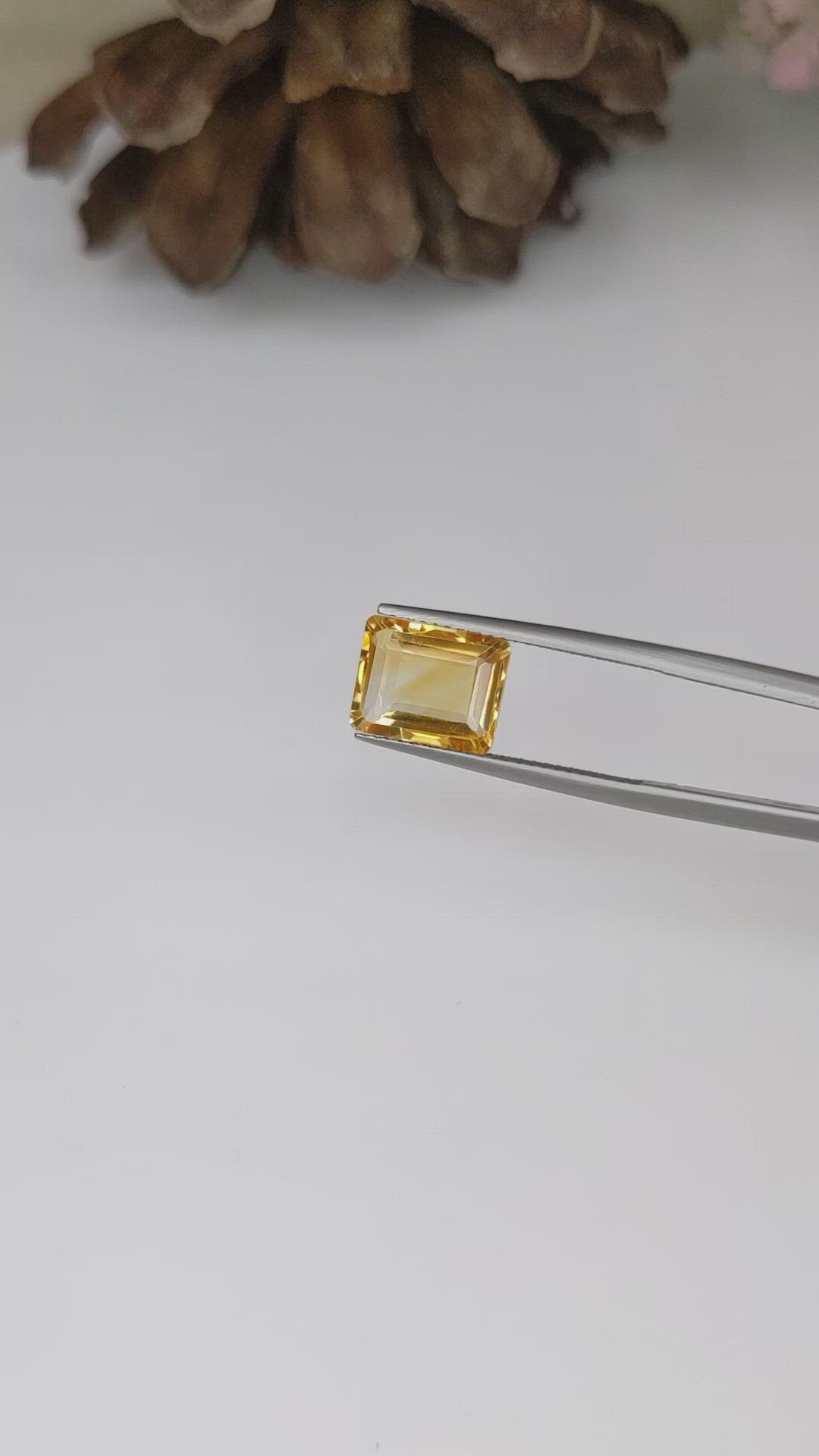 3.25 Ct. Citrine from Brazil Size Video