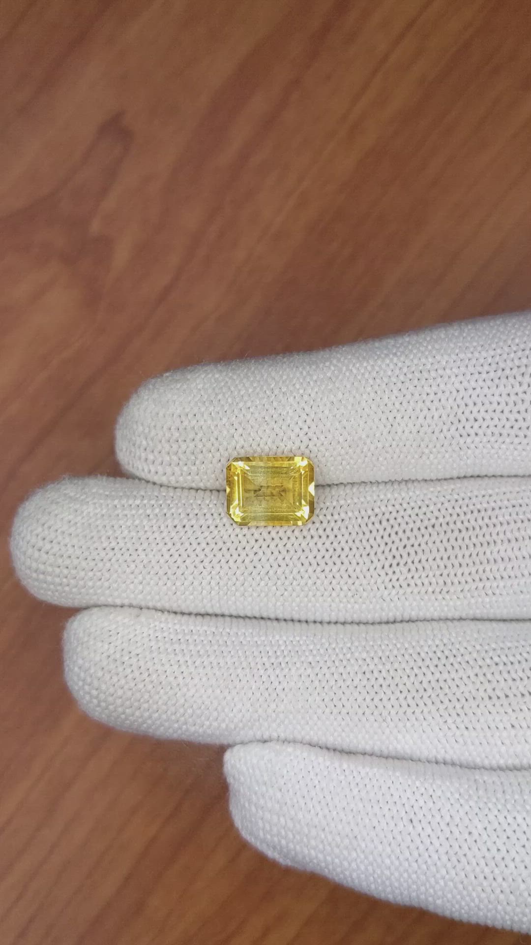 2.90 Ct. Citrine from Brazil Size Video