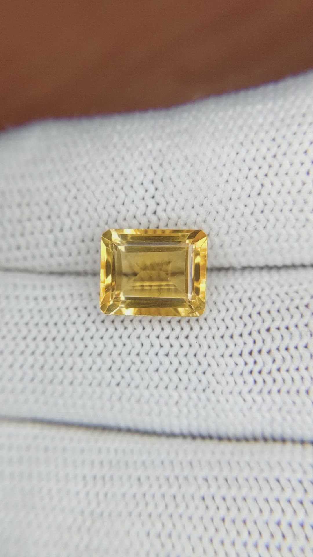 3.30 Ct. Citrine from Brazil Size Video