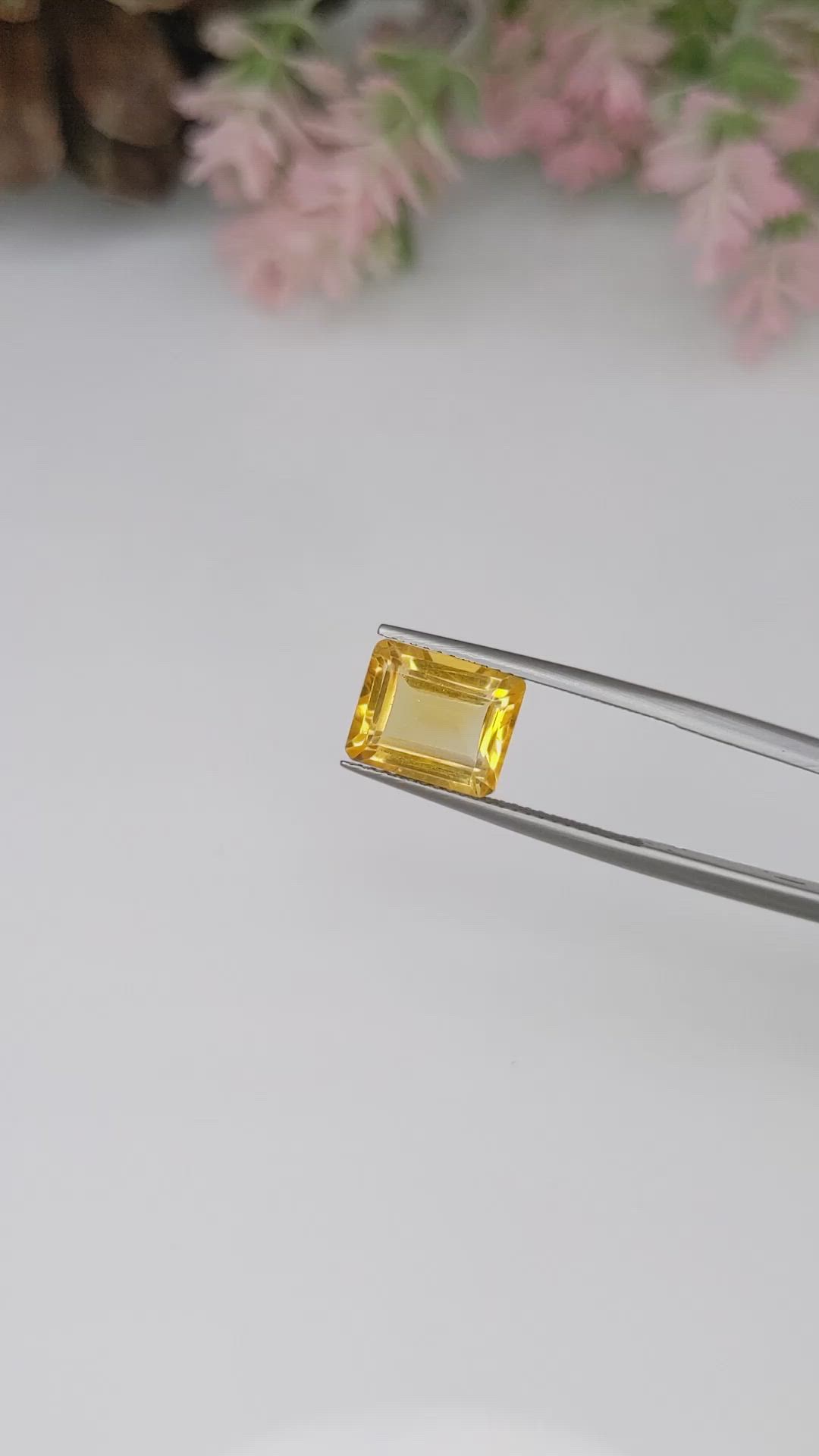 3.30 Ct. Citrine from Brazil Size Video