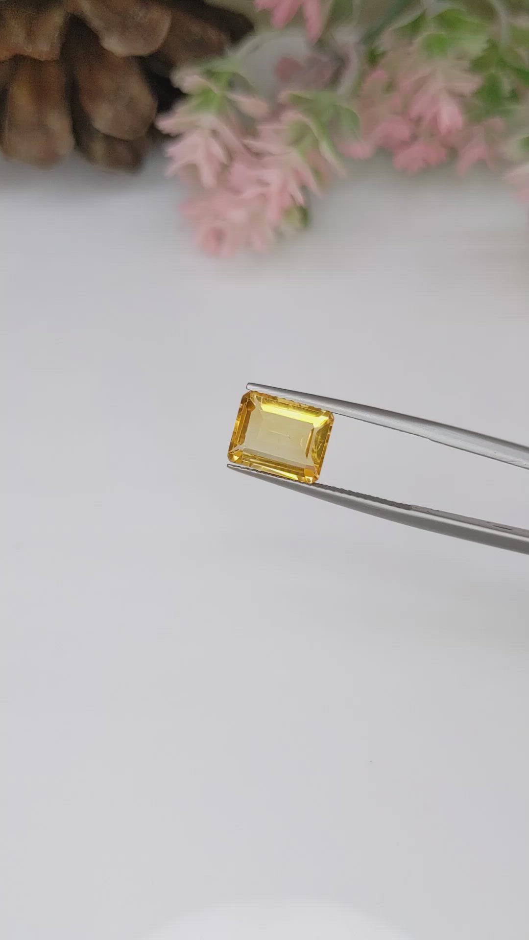 2.98 Ct. Citrine from Brazil Size Video