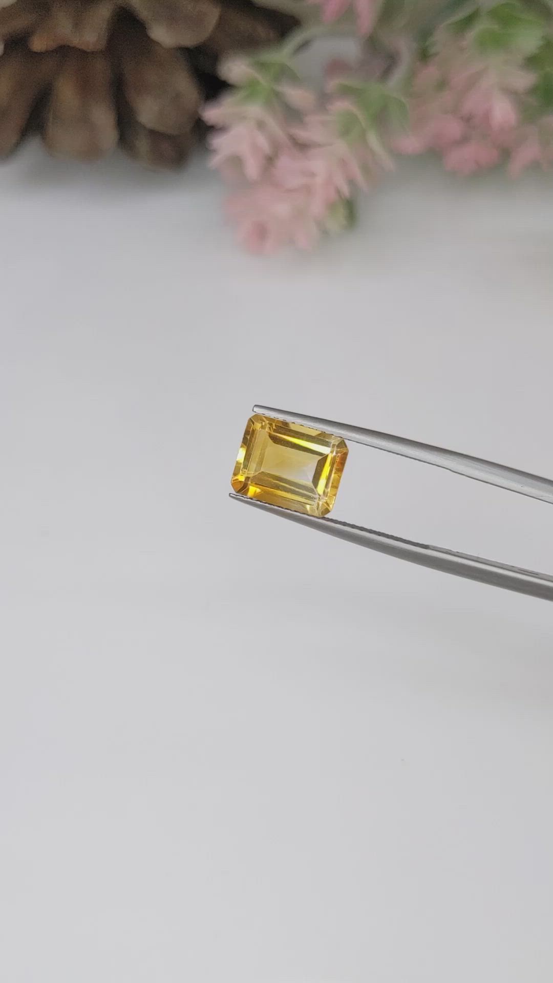 3.10 Ct. Citrine from Brazil Size Video
