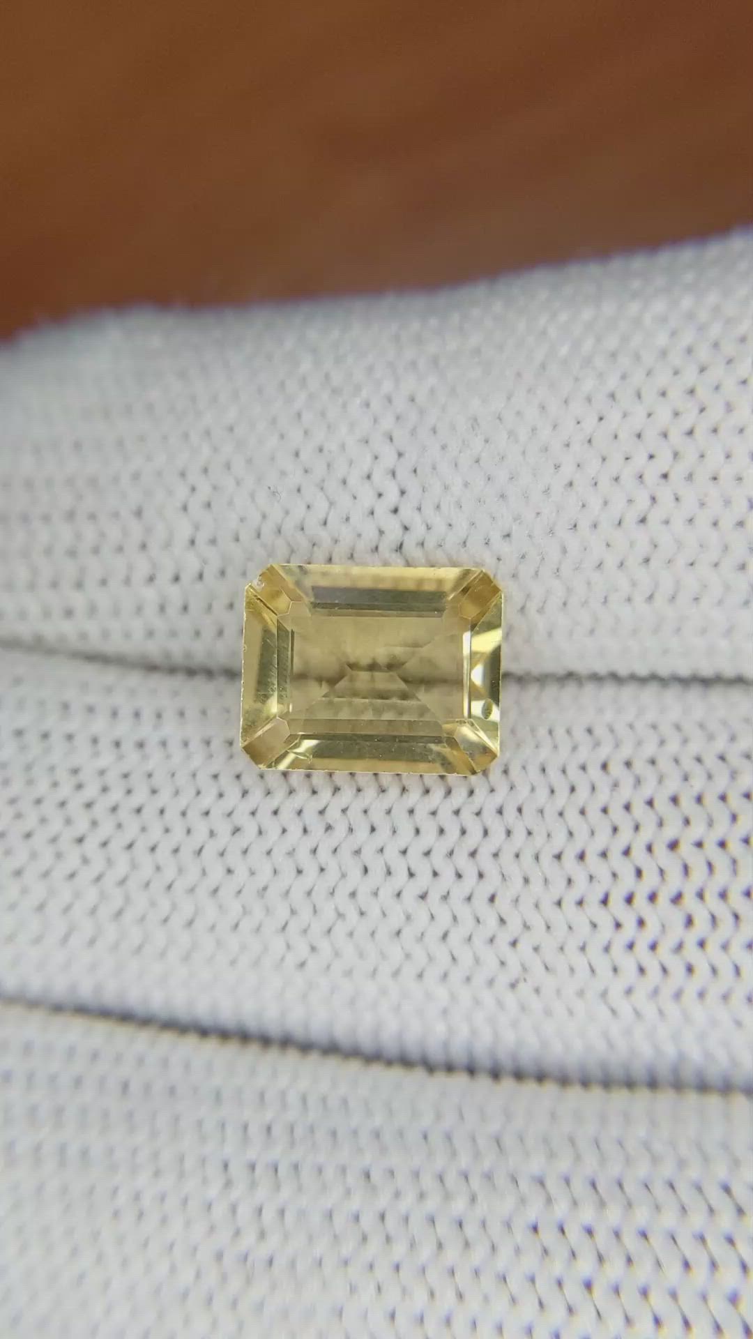 2.67 Ct. Citrine from Brazil Size Video