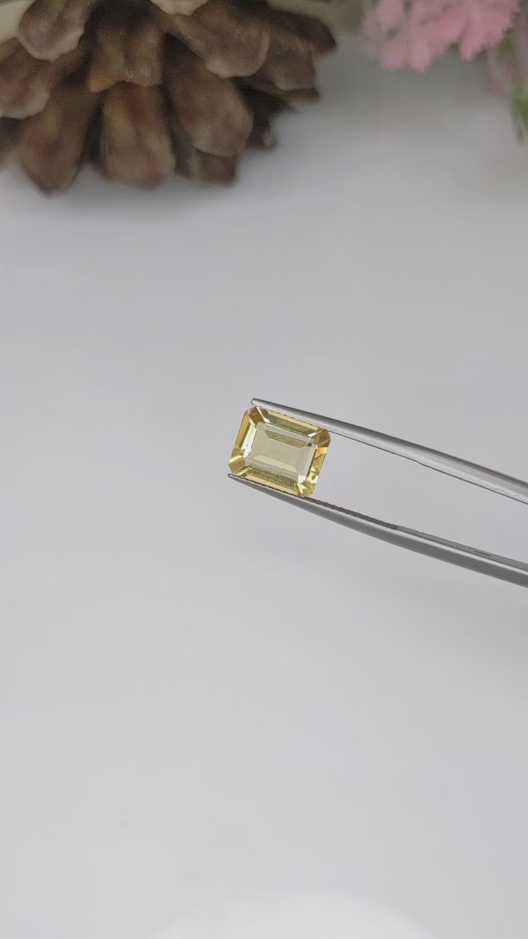 2.67 Ct. Citrine from Brazil Size Video
