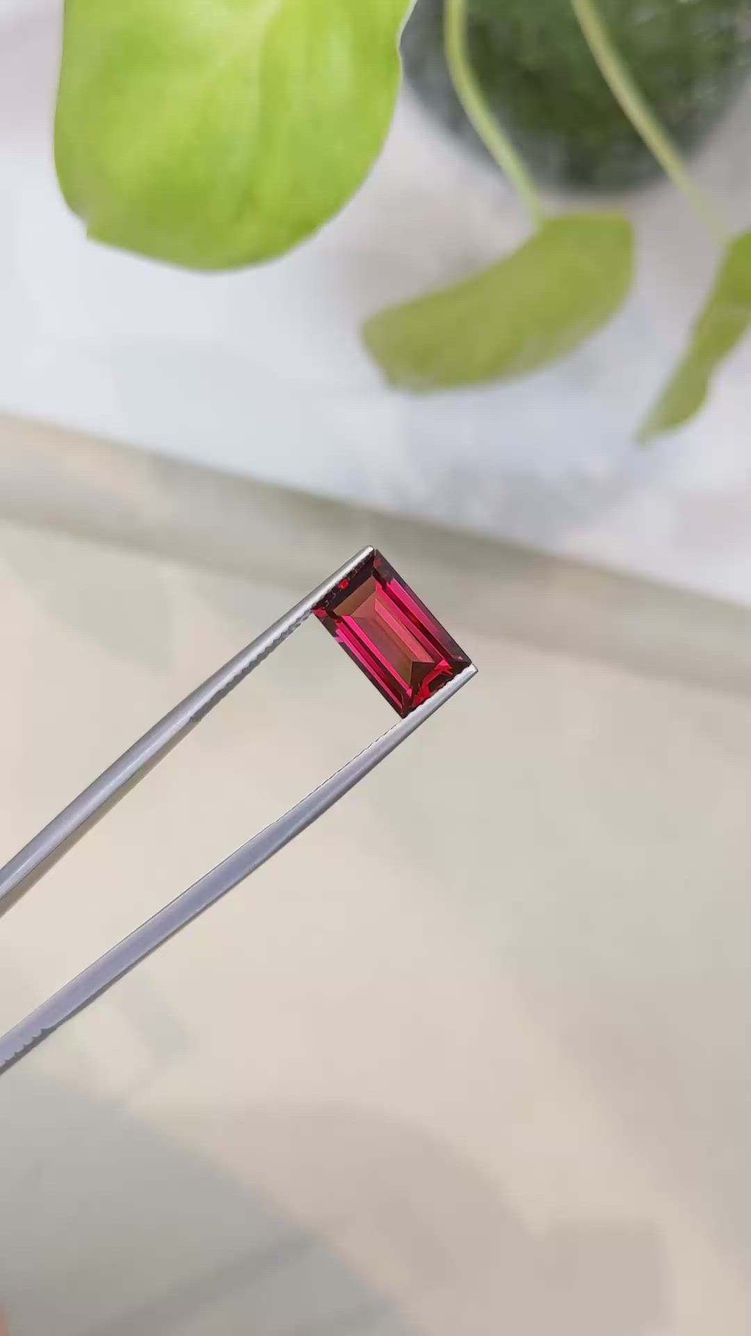 4.13 Ct. Rhodolite Garnet from Madagascar Size Video