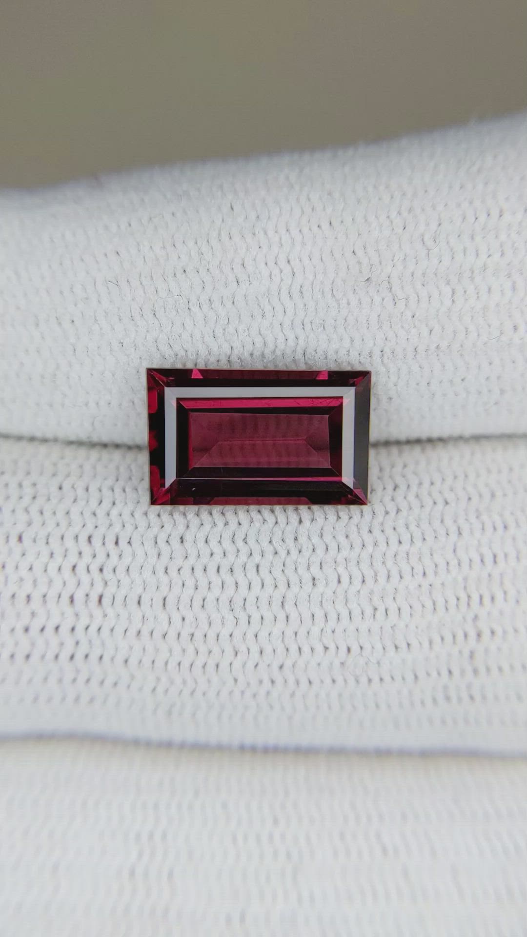 4.13 Ct. Rhodolite Garnet from Madagascar Size Video