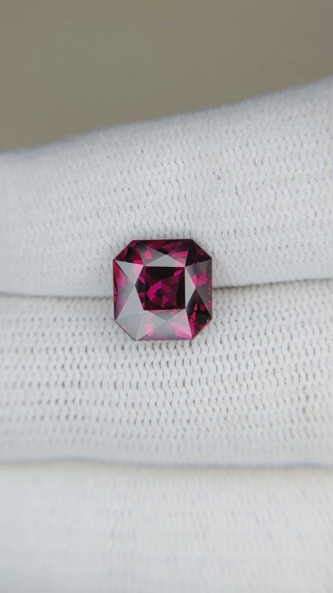 4.11 Ct. Rhodolite Garnet from Madagascar Size Video
