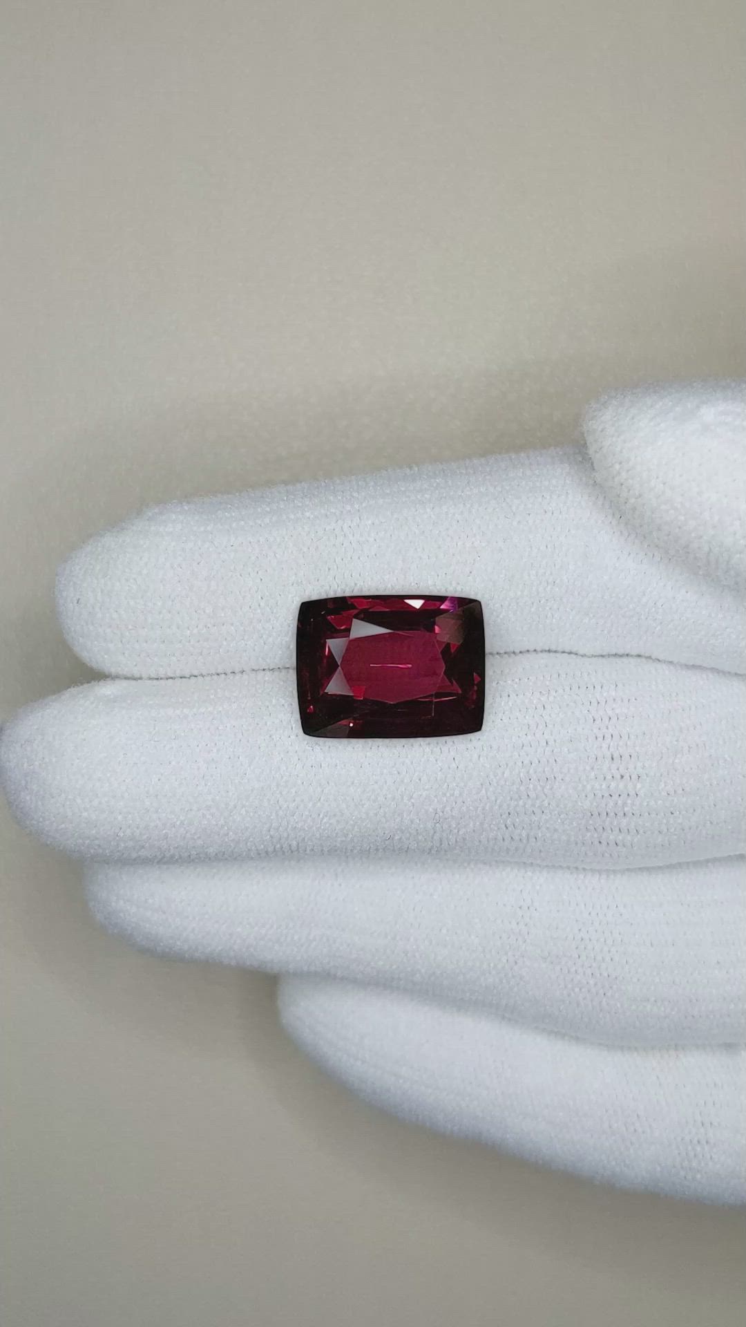 7.96 Ct. Rhodolite Garnet from Madagascar Size Video