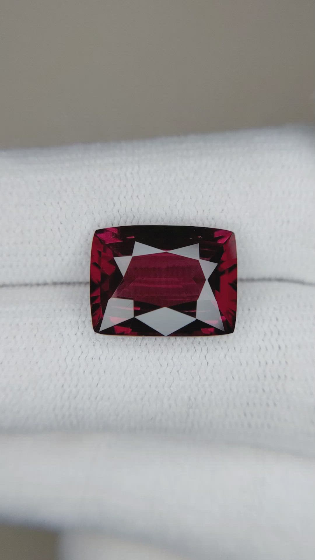 7.96 Ct. Rhodolite Garnet from Madagascar Size Video