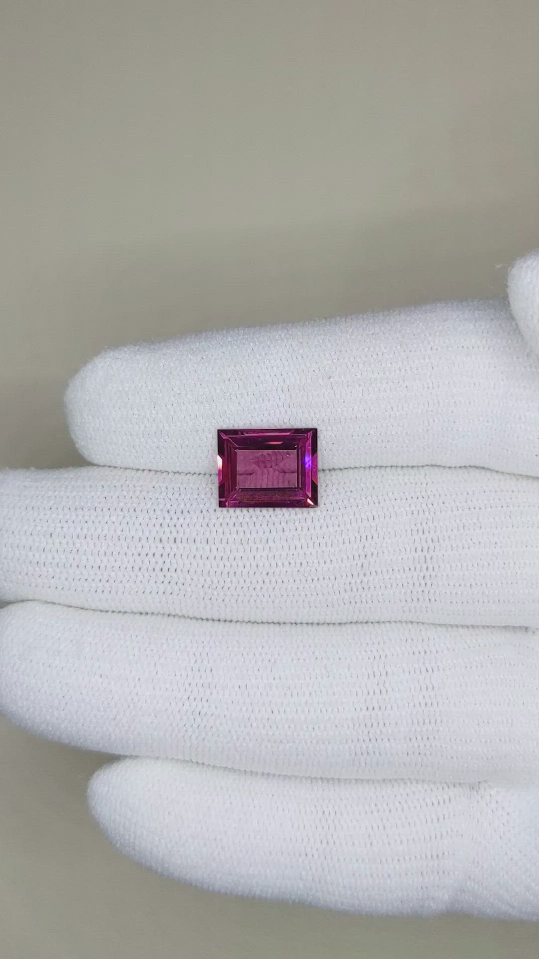 3.64 Ct. Rhodolite Garnet from Madagascar Size Video