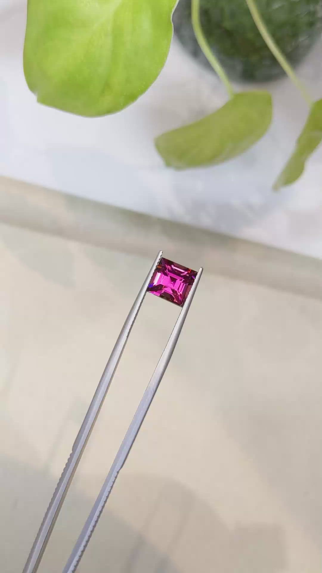 4.06 Ct. Rhodolite Garnet from Madagascar Size Video