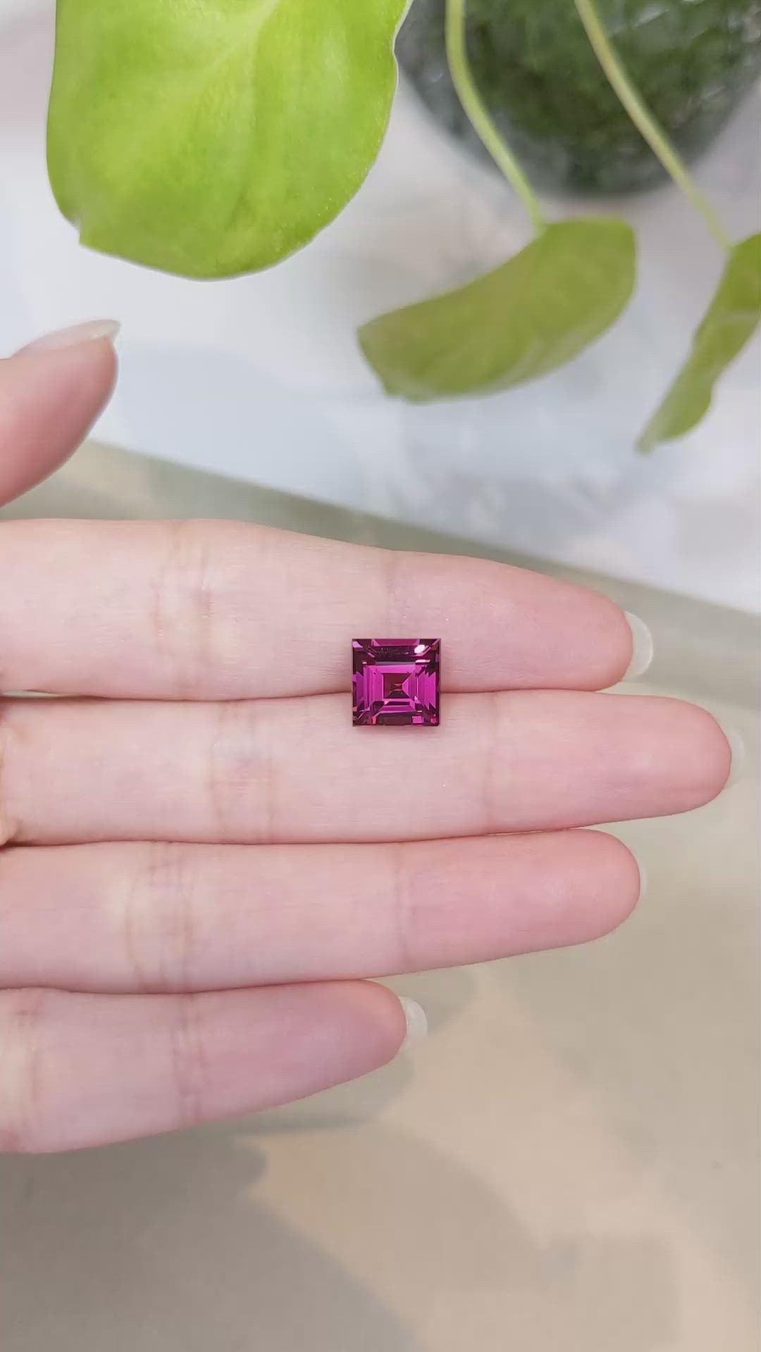 4.16 Ct. Rhodolite Garnet from Madagascar Size Video