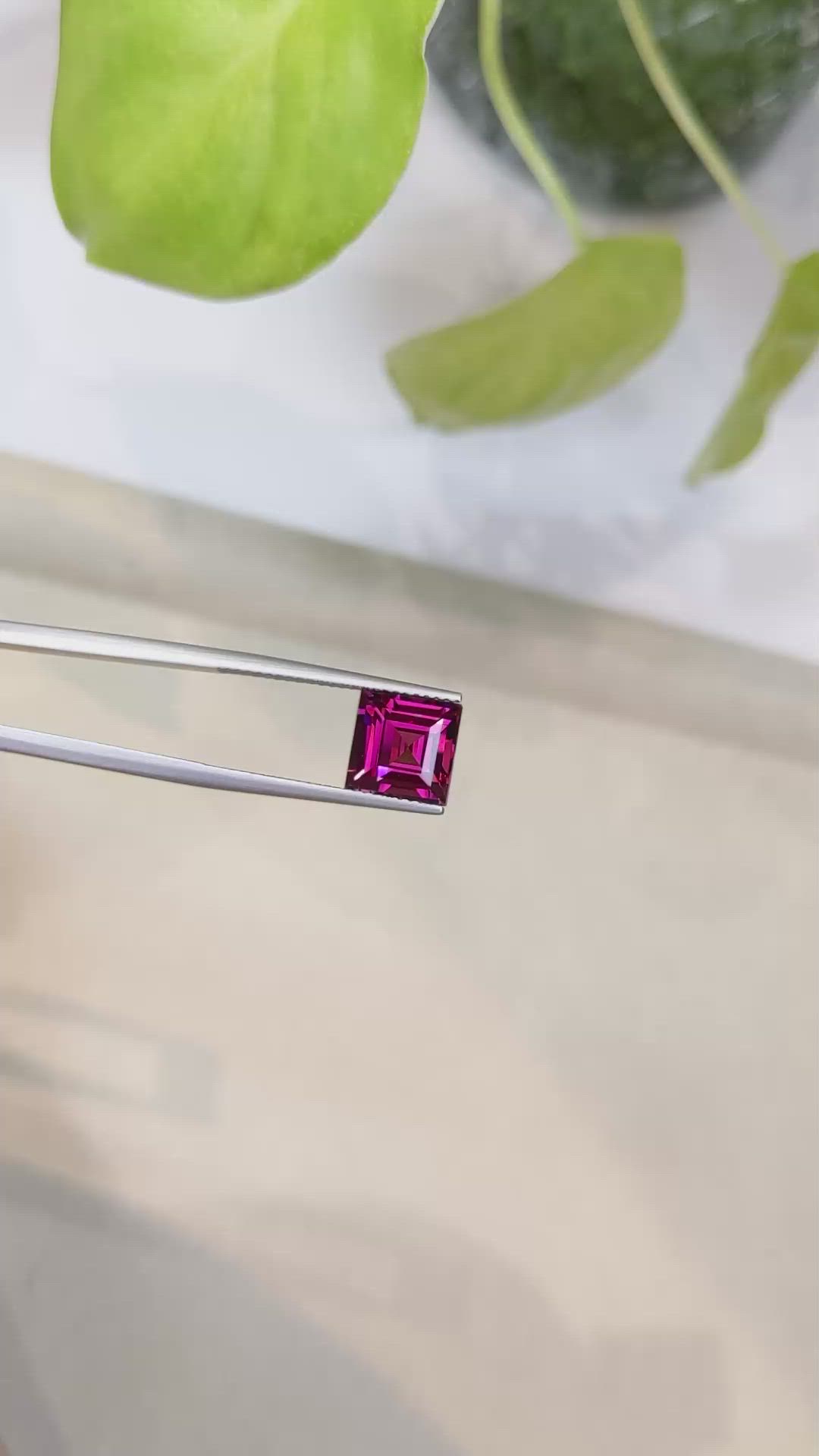 4.16 Ct. Rhodolite Garnet from Madagascar Size Video