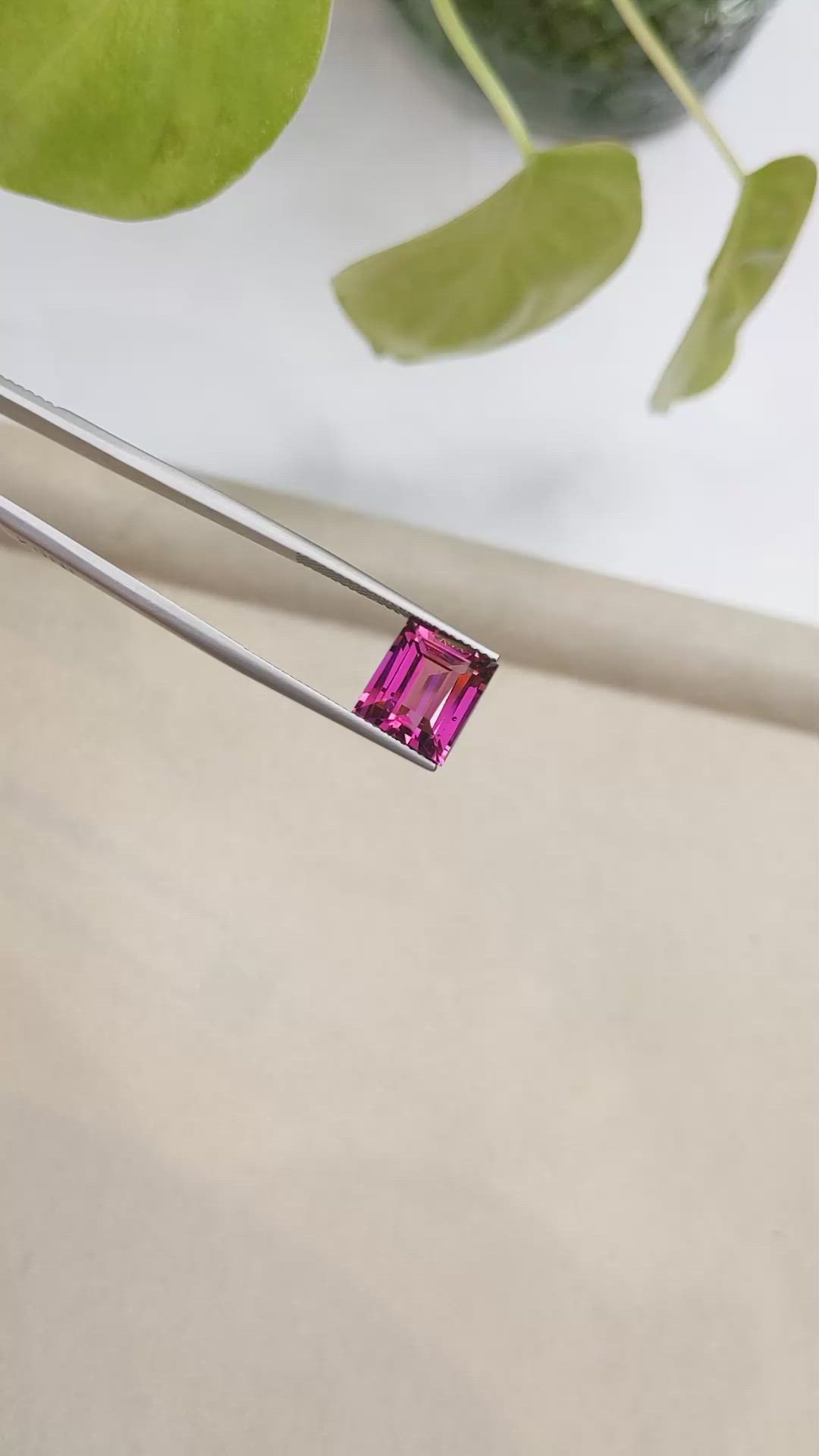 6.06 Ct. Rhodolite Garnet from Madagascar Size Video