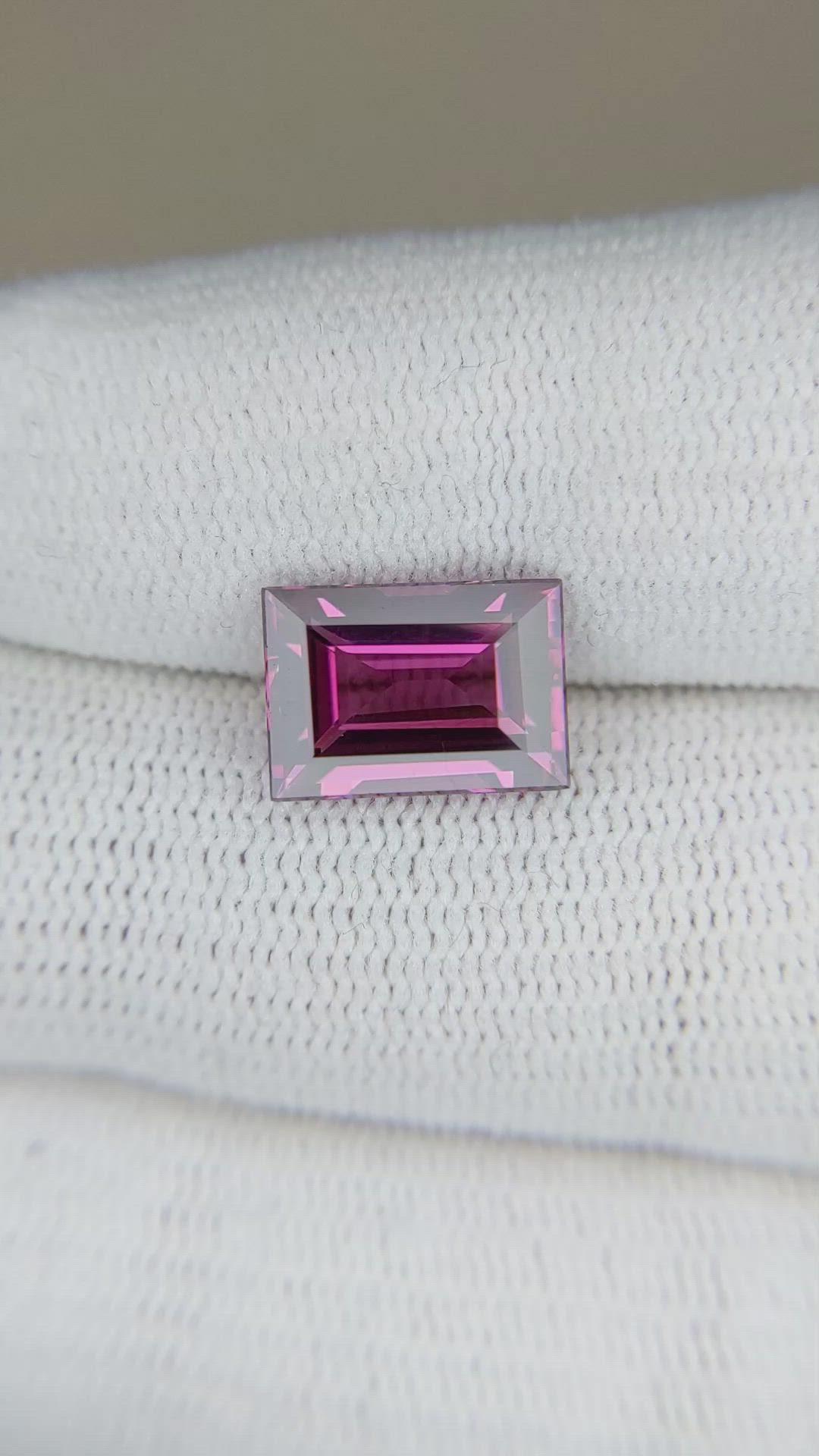 3.87 Ct. Rhodolite Garnet from Madagascar Size Video