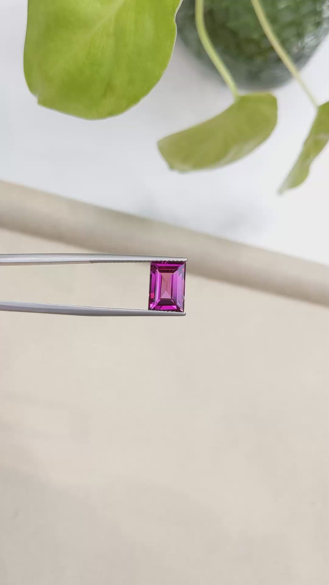 3.87 Ct. Rhodolite Garnet from Madagascar Size Video