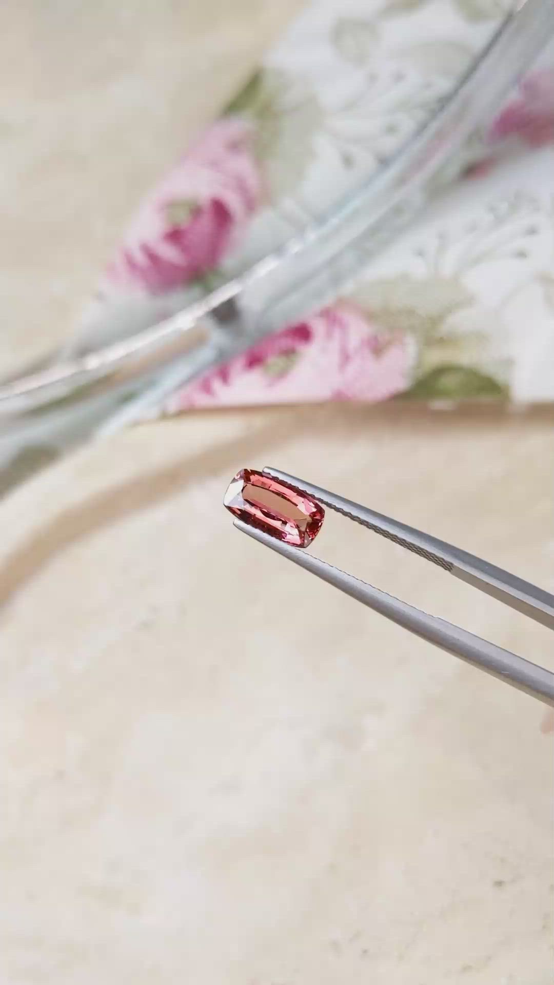 1.84 Ct. Rhodolite Garnet from Madagascar Size Video