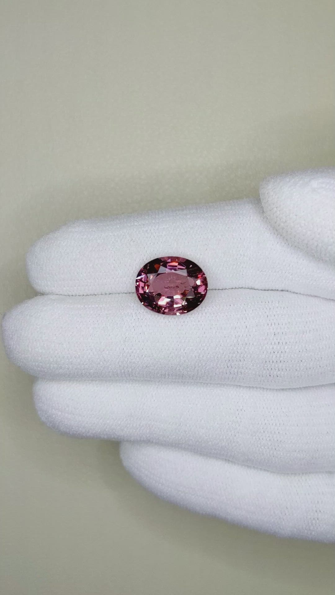5.11 Ct. Rhodolite Garnet from Madagascar Size Video
