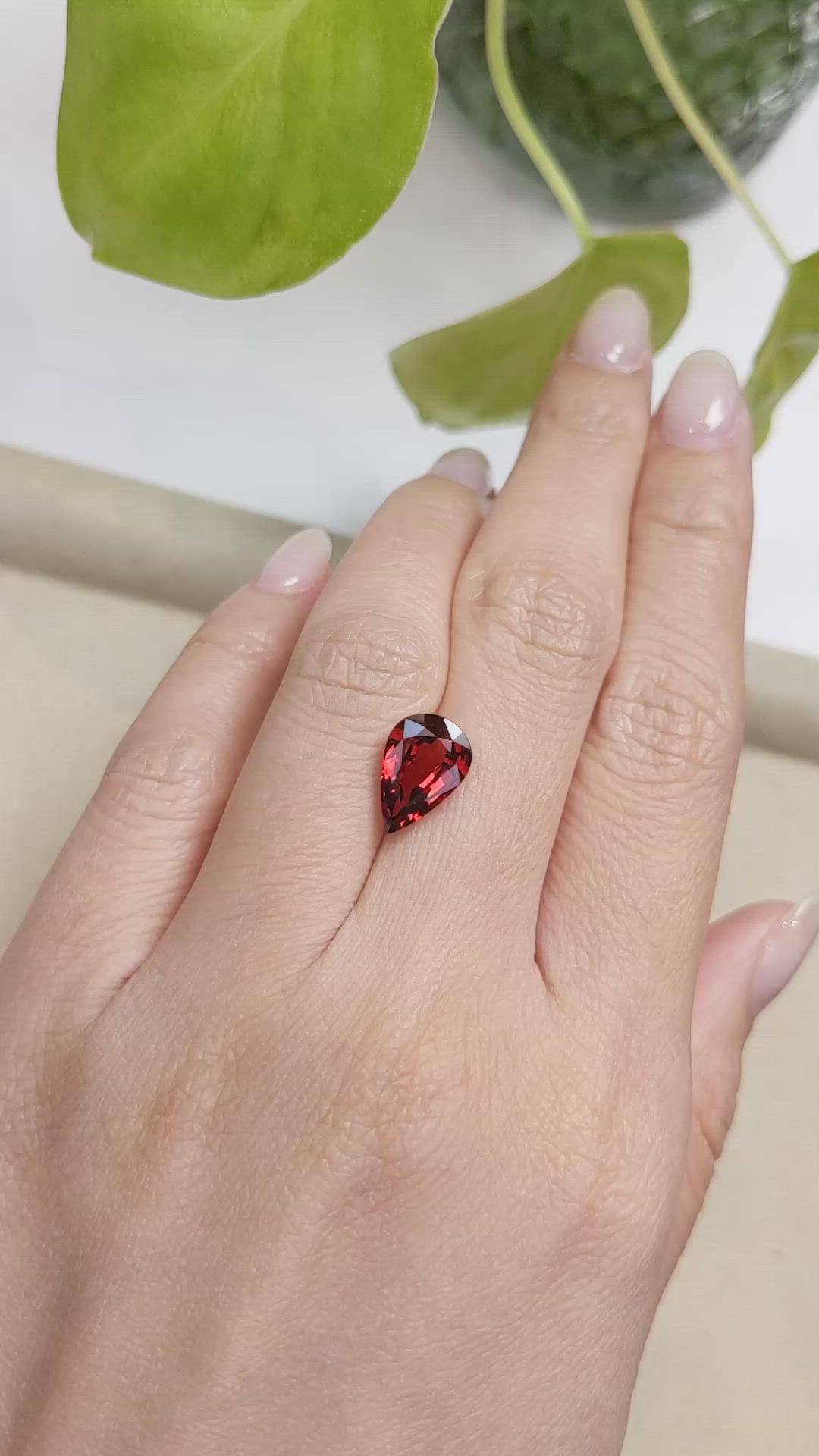 3.86 Ct. Rhodolite Garnet from Madagascar Size Video