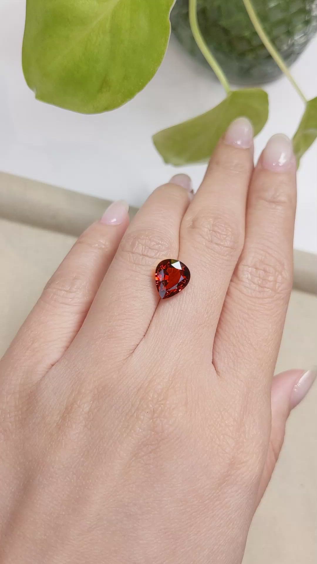 4.37 Ct. Rhodolite Garnet from Madagascar Size Video