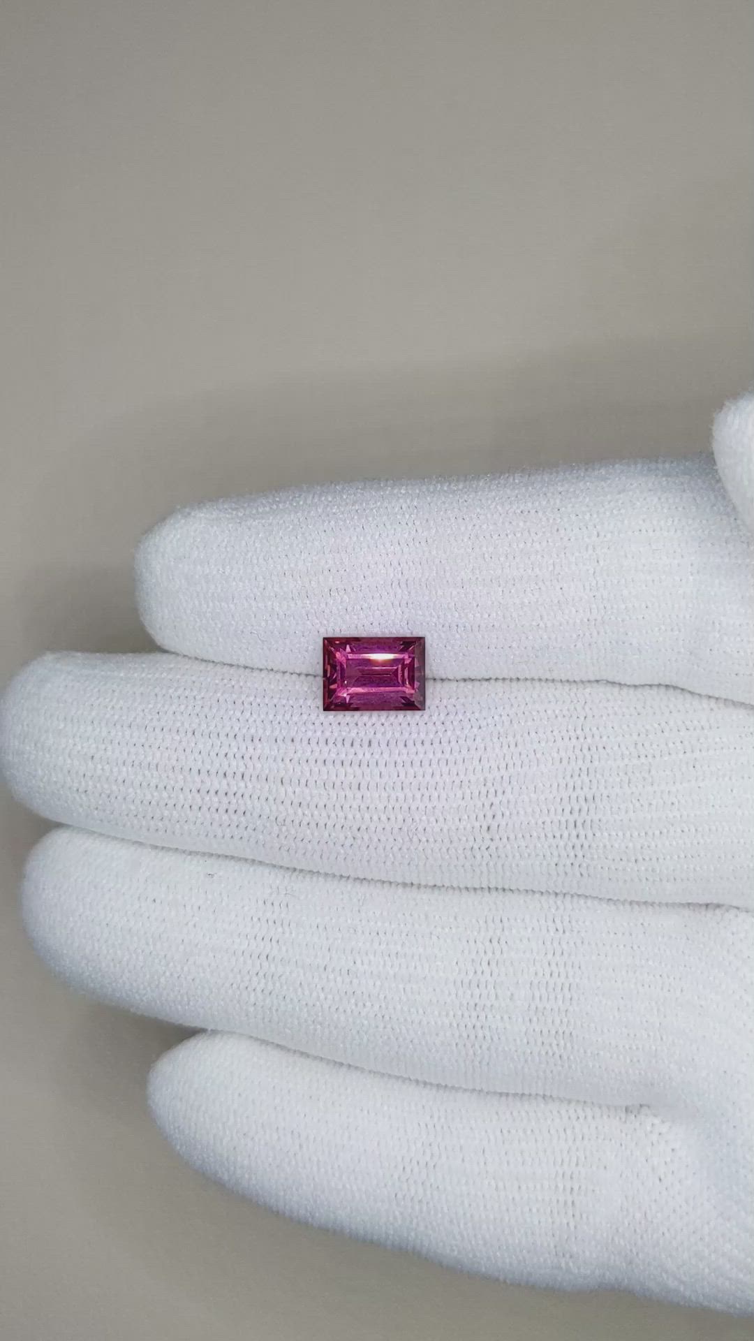 2.16 Ct. Rhodolite Garnet from Madagascar Size Video