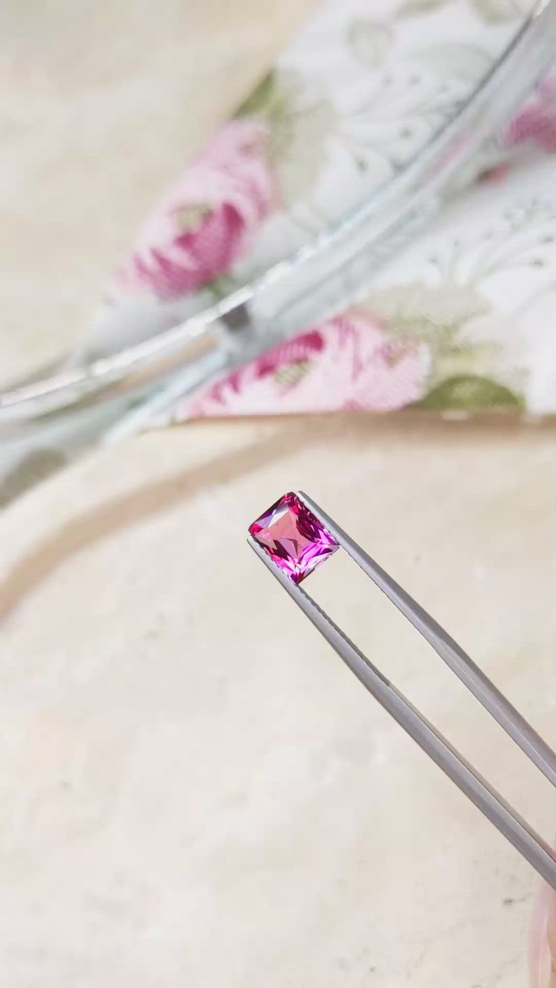 1.70 Ct. Rhodolite Garnet from Madagascar Size Video