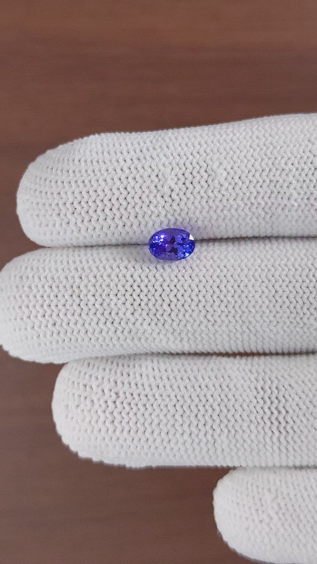 0.95 Ct. Tanzanite from Tanzania Size Video