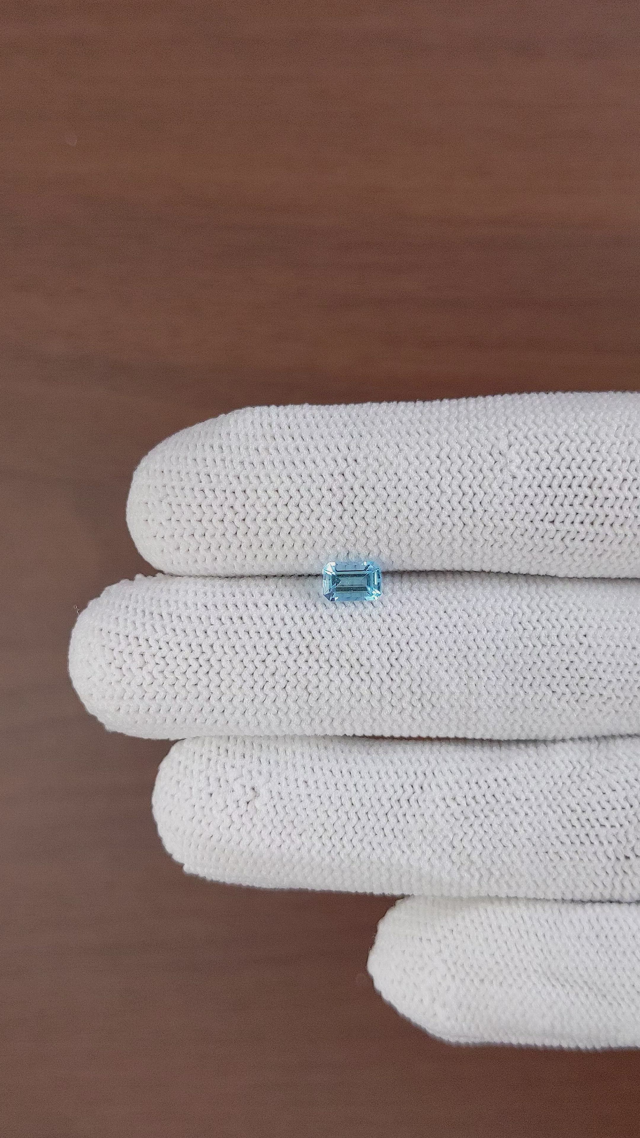 0.68 Ct. Topaz from Ceylon (Sri Lanka) Size Video