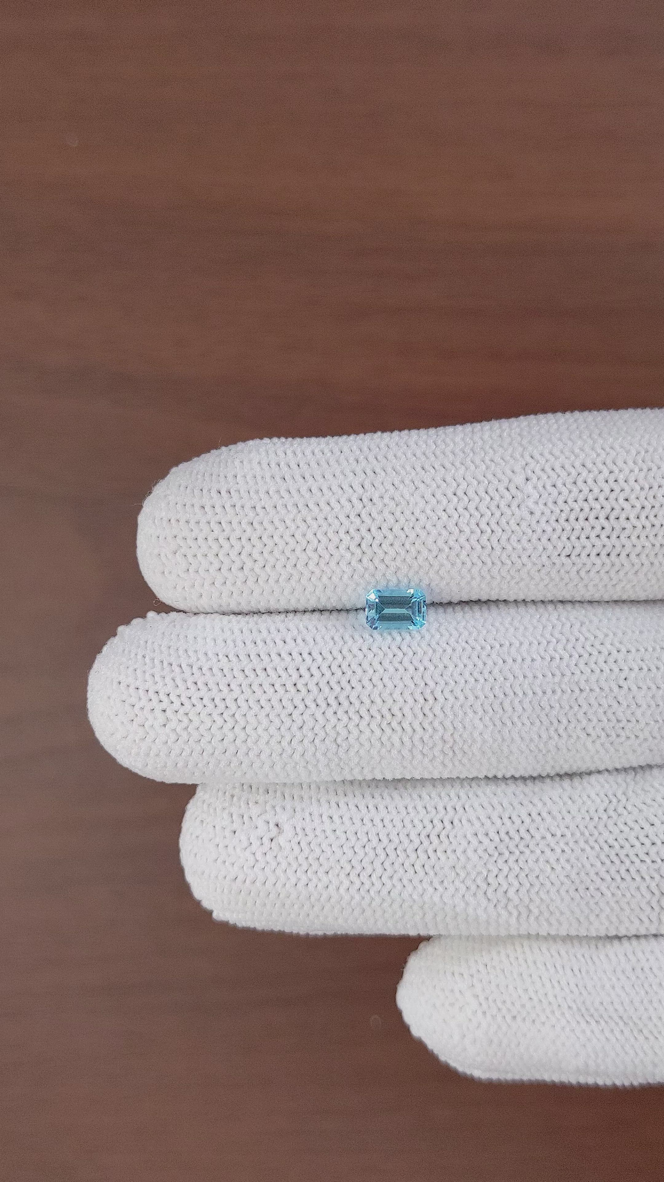0.64 Ct. Topaz from Ceylon (Sri Lanka) Size Video