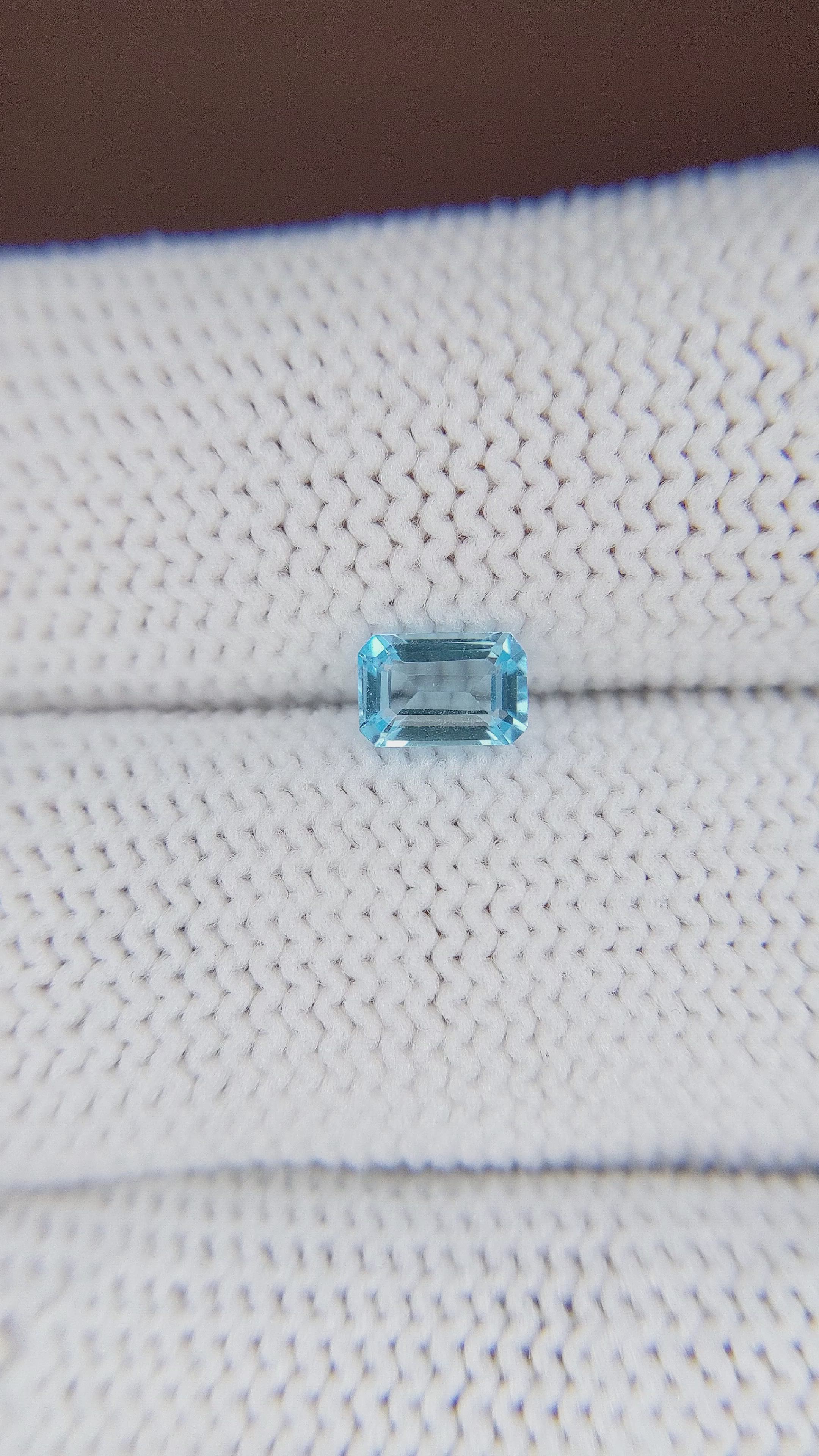 0.62 Ct. Topaz from Ceylon (Sri Lanka) Size Video