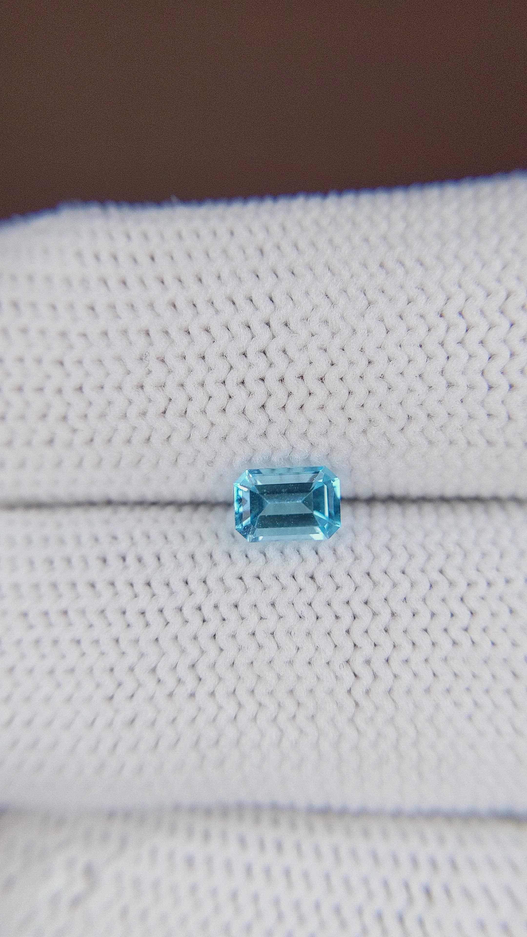 0.65 Ct. Topaz from Ceylon (Sri Lanka) Size Video