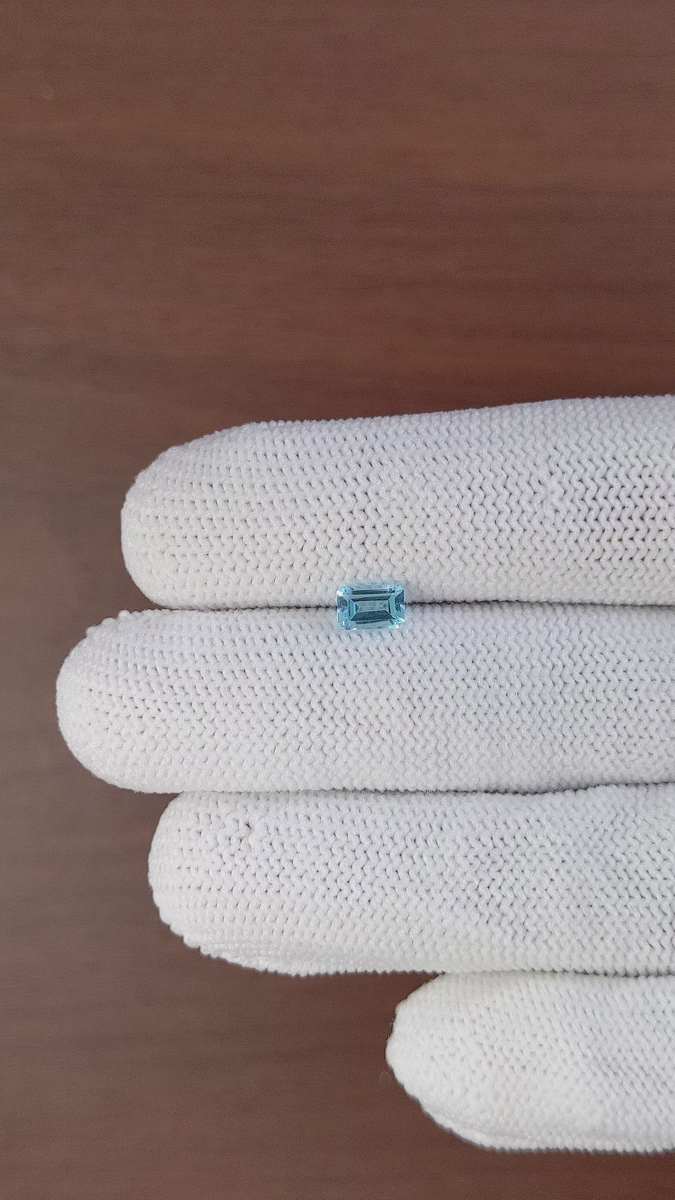 0.71 Ct. Topaz from Ceylon (Sri Lanka) Size Video