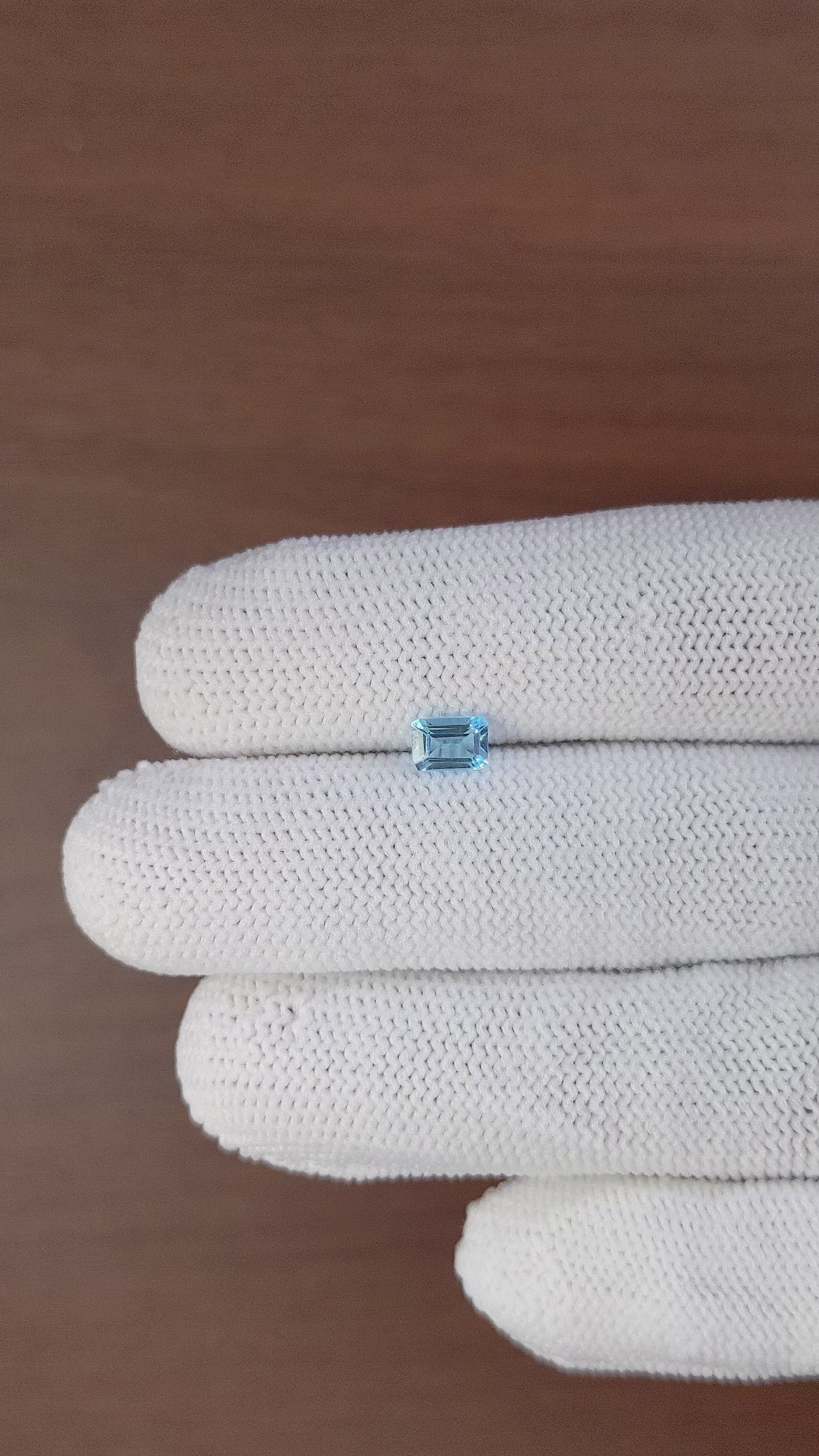 0.60 Ct. Topaz from Ceylon (Sri Lanka) Size Video