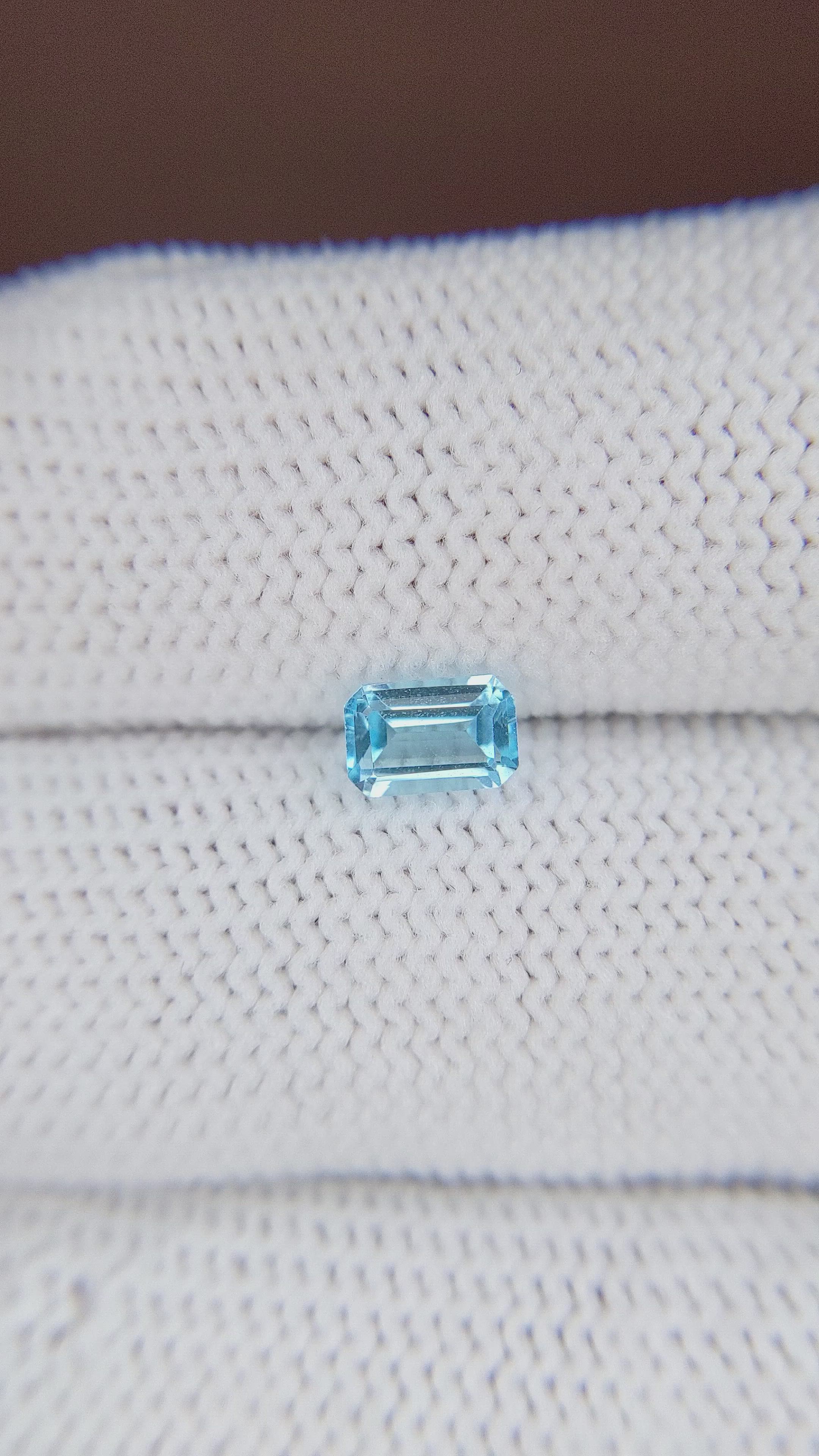 0.74 Ct. Topaz from Ceylon (Sri Lanka) Size Video