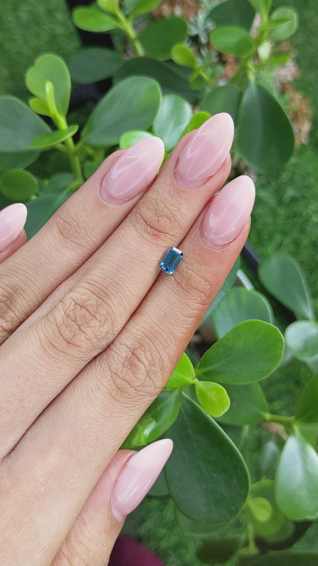 0.65 Ct. Topaz from Ceylon (Sri Lanka) Size Video