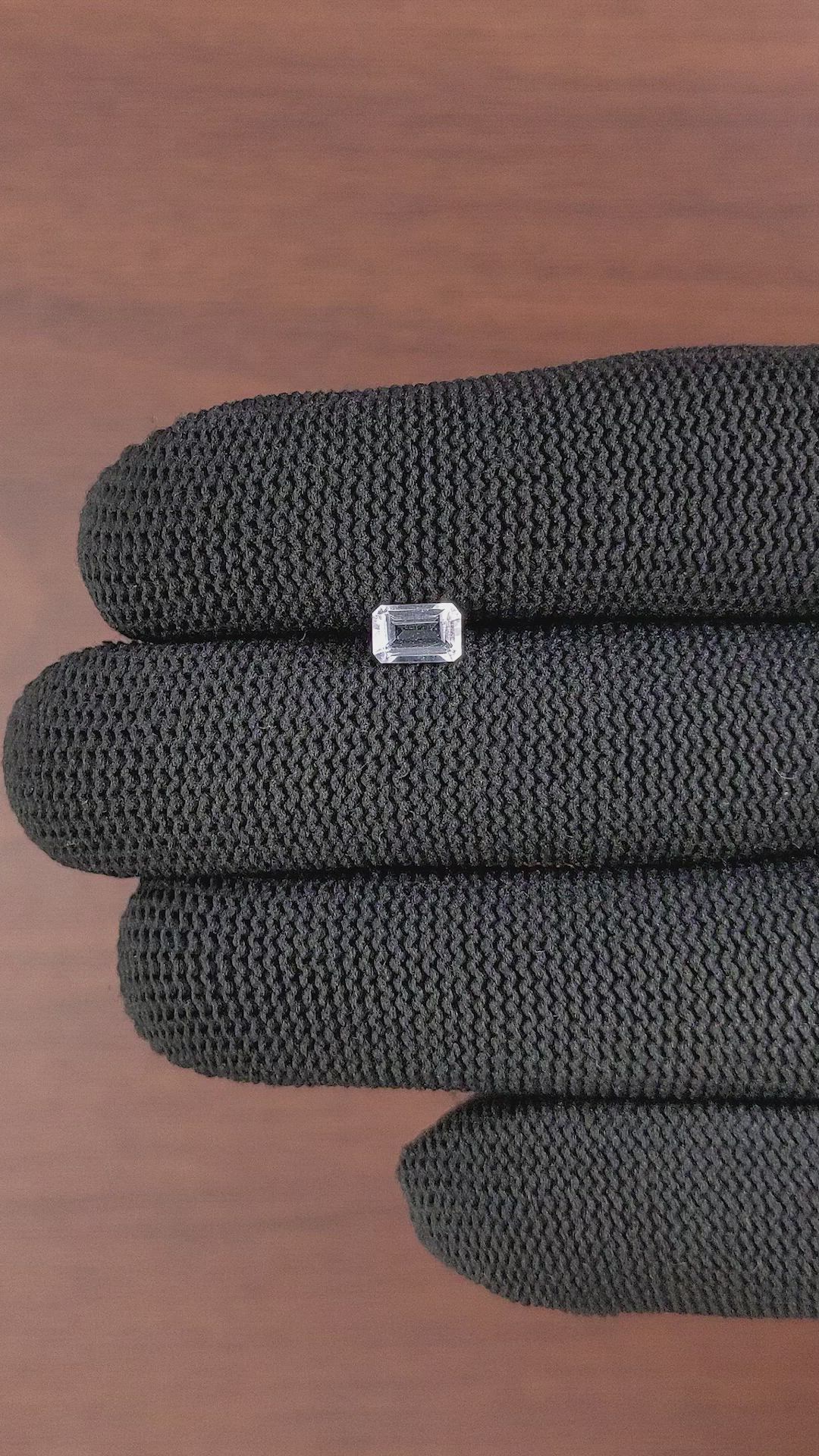 0.72 Ct. Topaz from Ceylon (Sri Lanka) Size Video