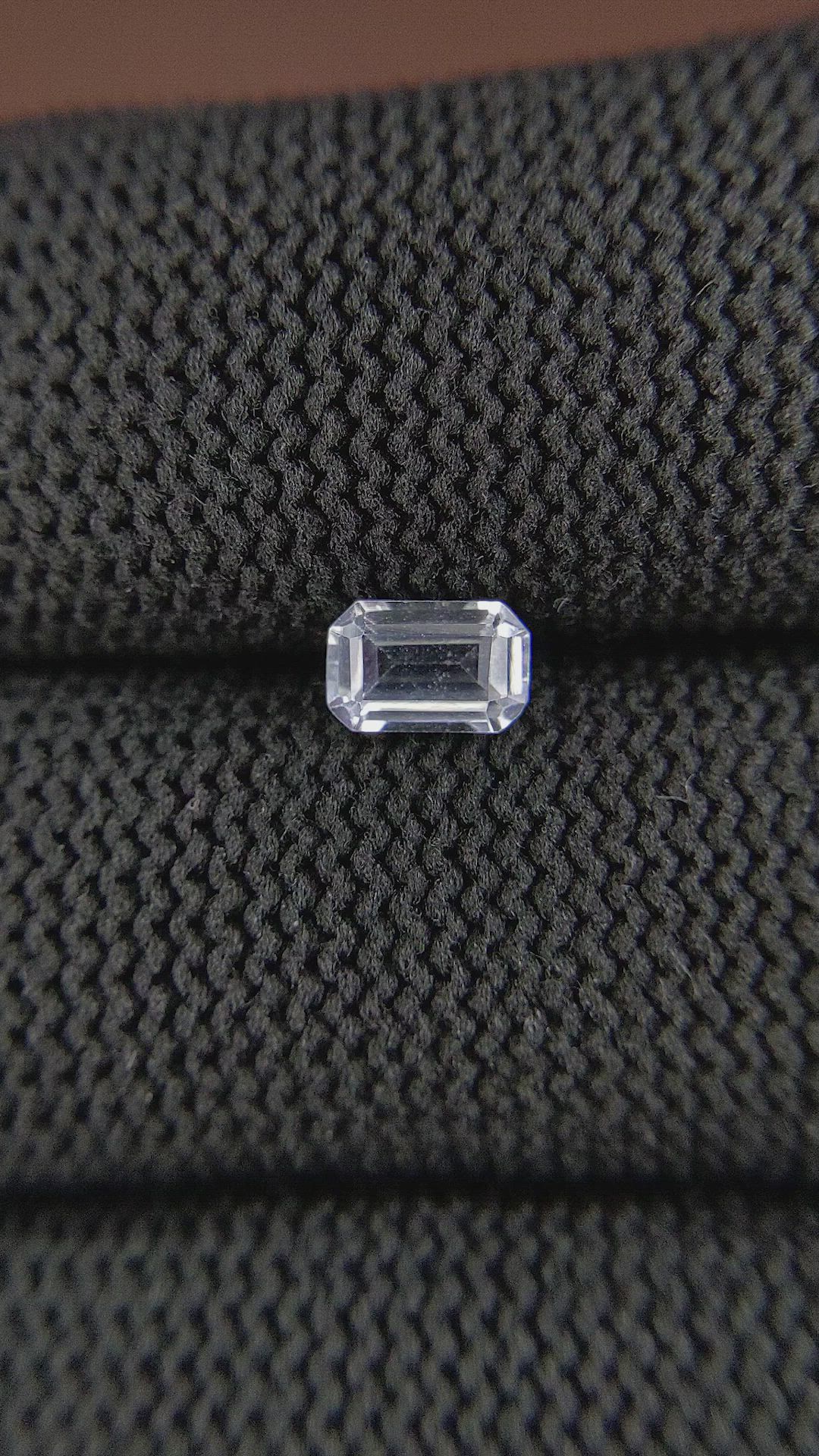 0.76 Ct. Topaz from Ceylon (Sri Lanka) Size Video