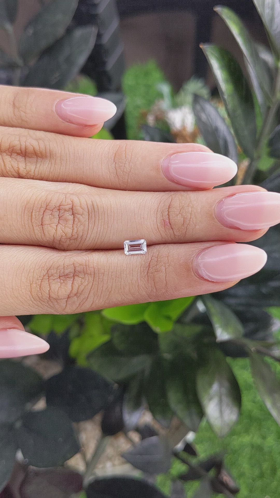 0.73 Ct. Topaz from Ceylon (Sri Lanka) Size Video