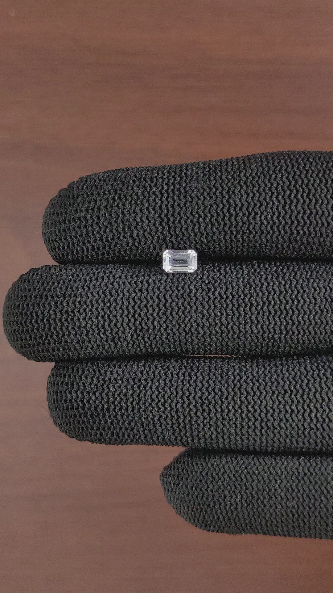 0.58 Ct. Topaz from Ceylon (Sri Lanka) Size Video