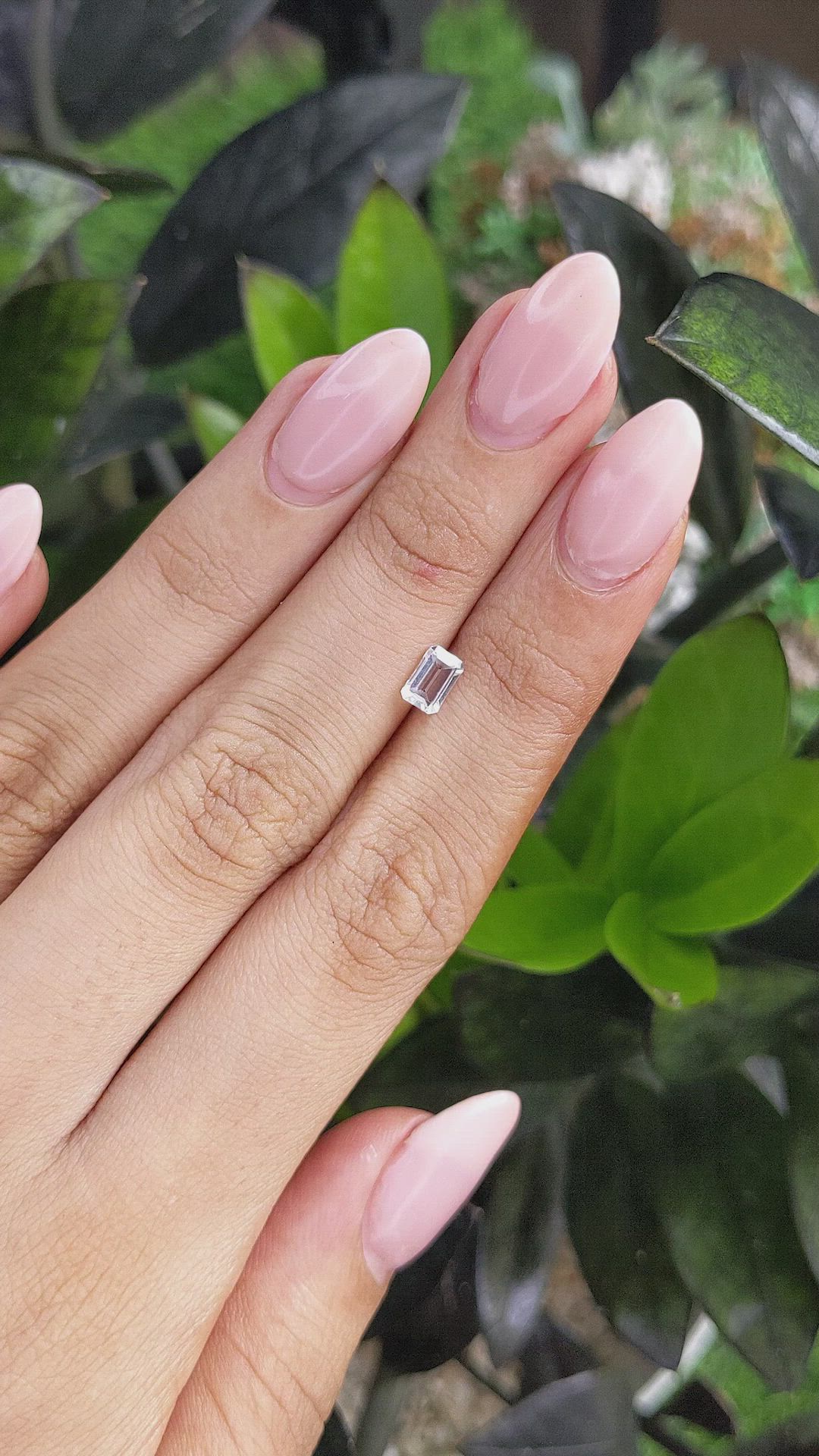 0.58 Ct. Topaz from Ceylon (Sri Lanka) Size Video