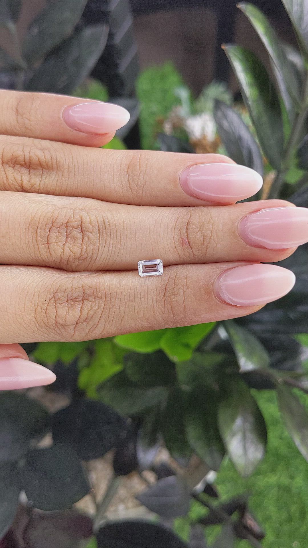 0.58 Ct. Topaz from Ceylon (Sri Lanka) Size Video